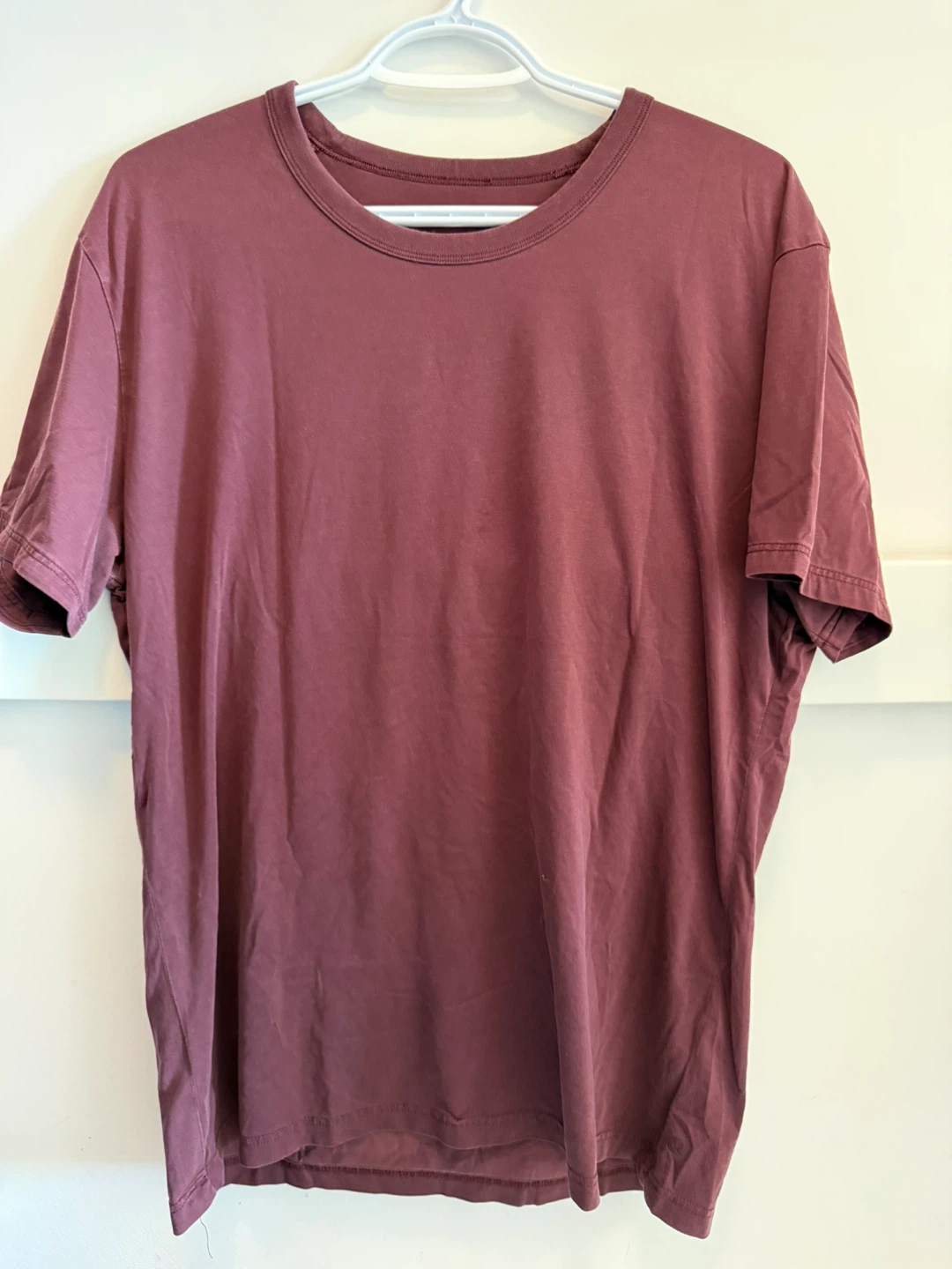 Lululemon Men’s The Fundamental T-Shirt Large - Burgandy