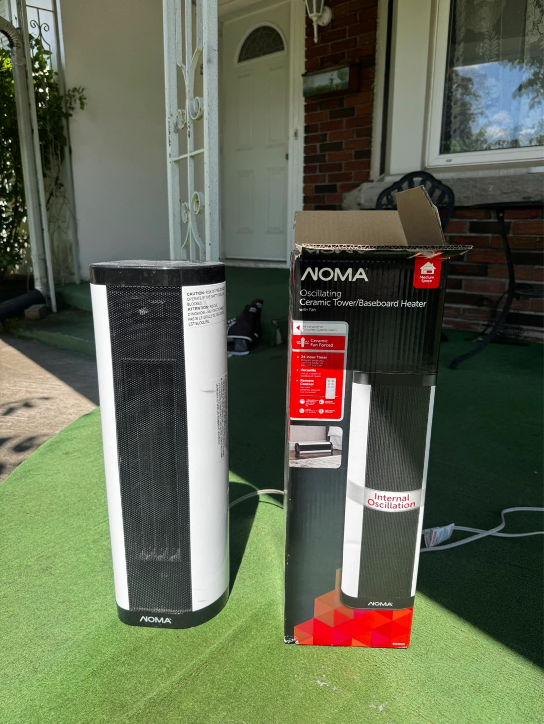 Noma Oscillating Ceramic Tower Heater