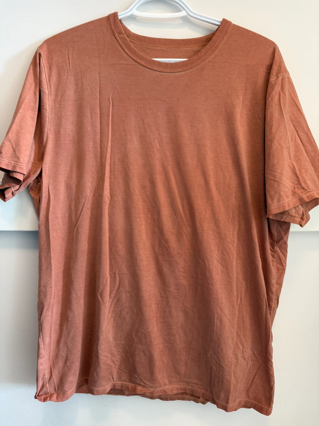 Lululemon Men’s The Fundamental T-Shirt Large - Breeze Dye Rust
