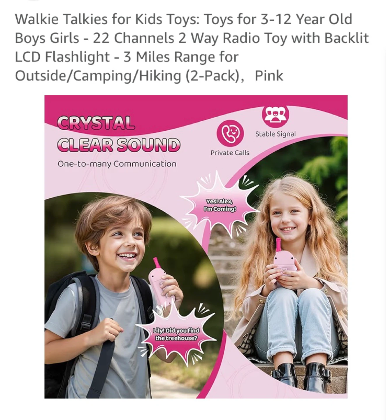 Happy Day Kids Walkie Talkies with flashing light - photo 3