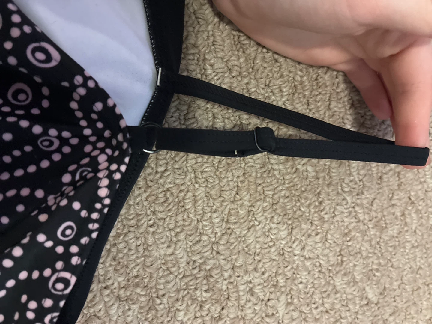 Black and Pink Patterned Tank Top - photo 2