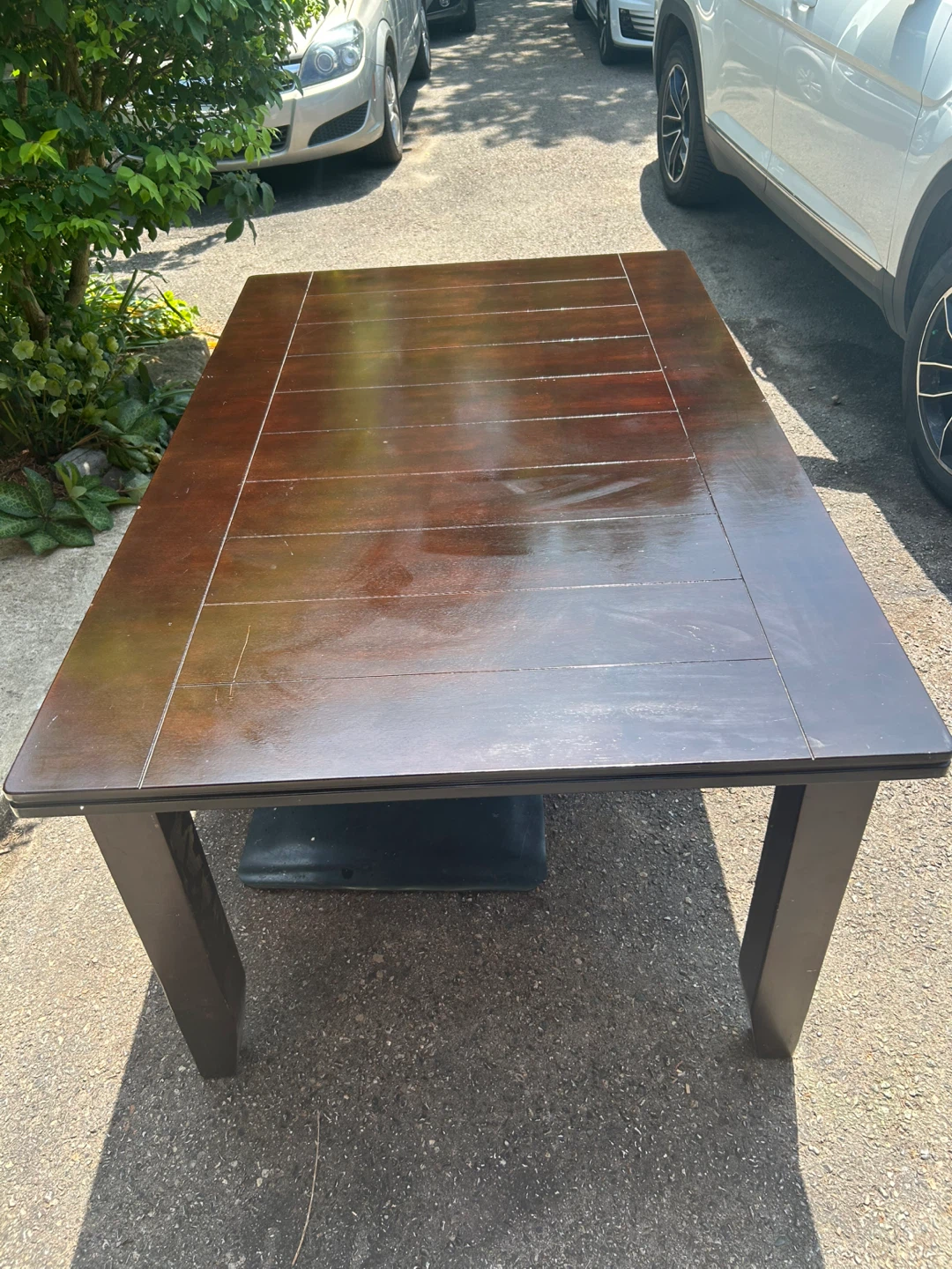 Dark Wood Dining Table