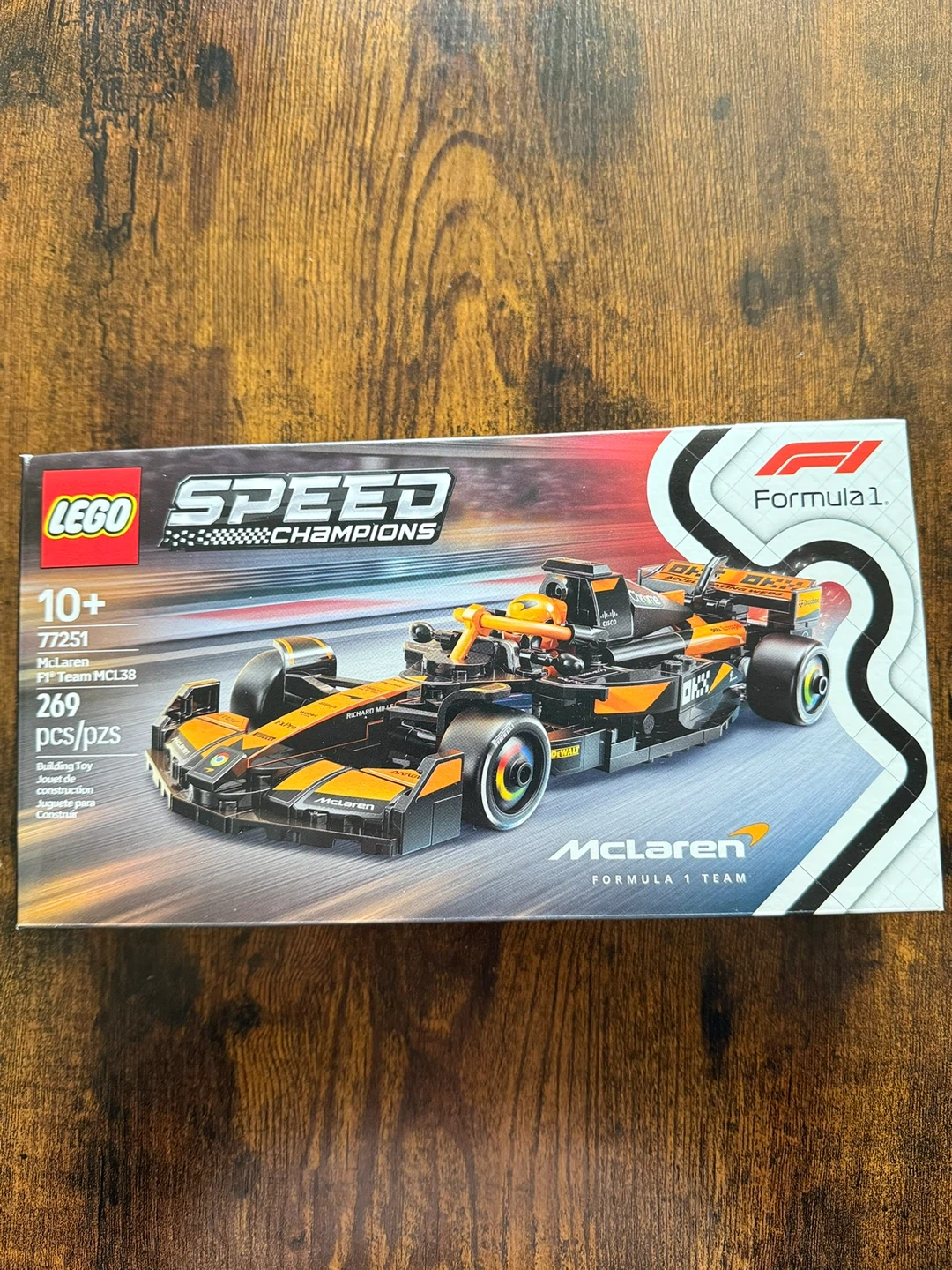 Lego Speed Champions McLaren F1® Team MCL38 Race Car 77251