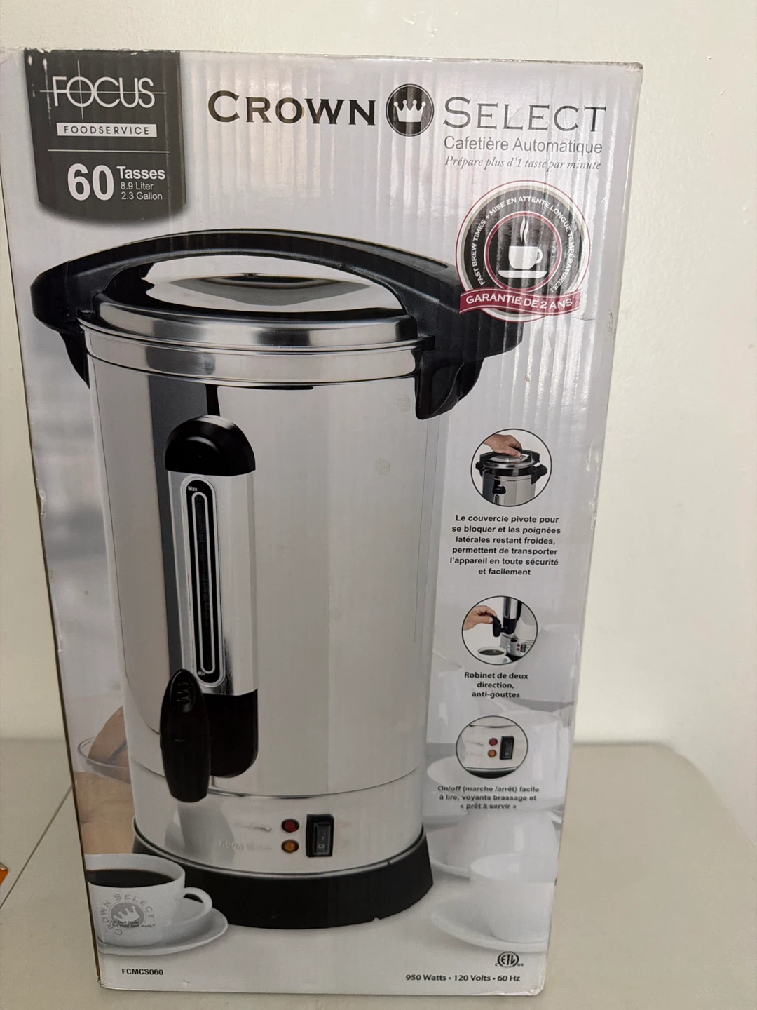 Crown Select 60 Cup Coffee Urn - photo 2