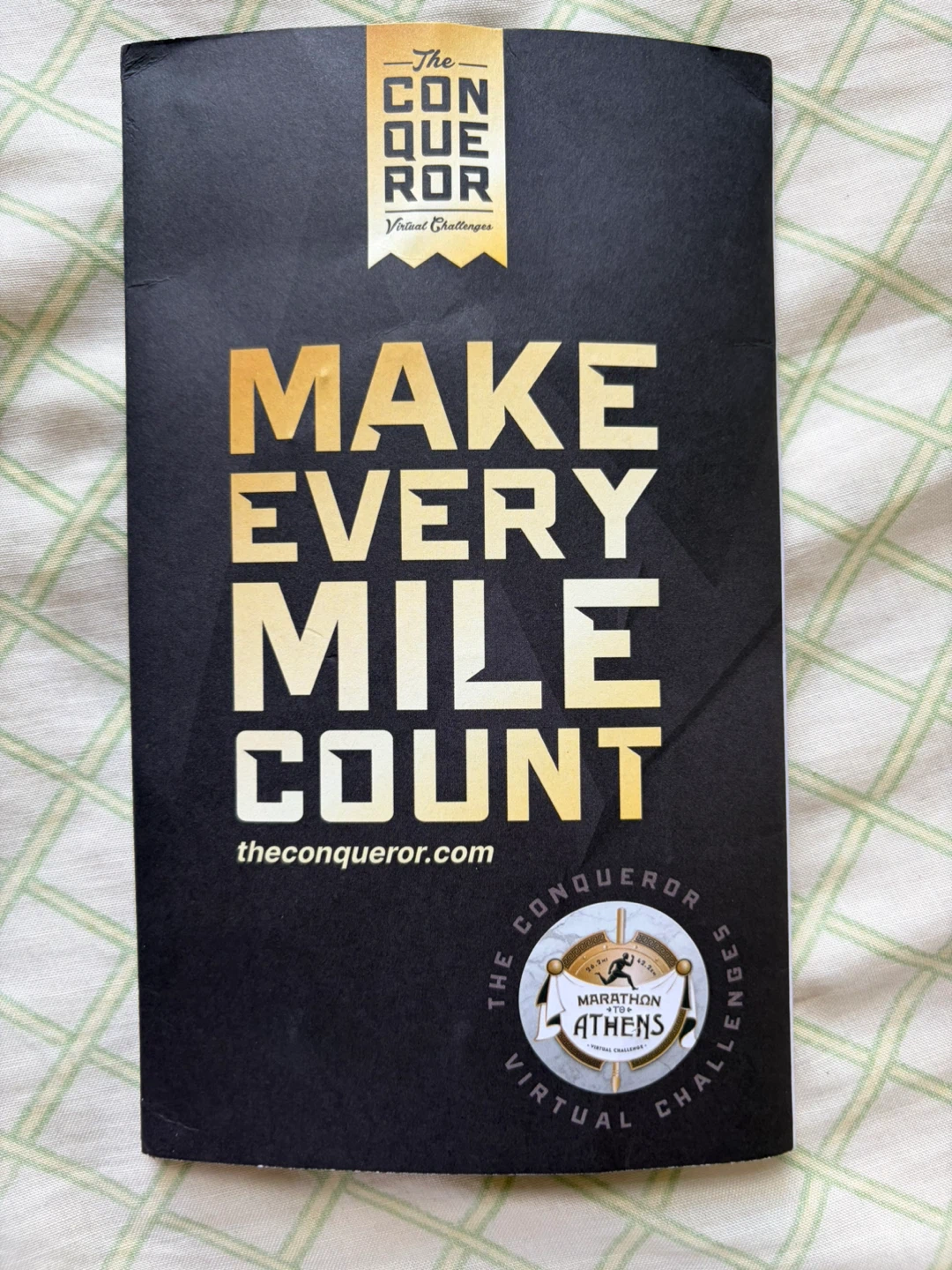 The Conqueror Virtual Challenge Marathon To Athens - photo 4