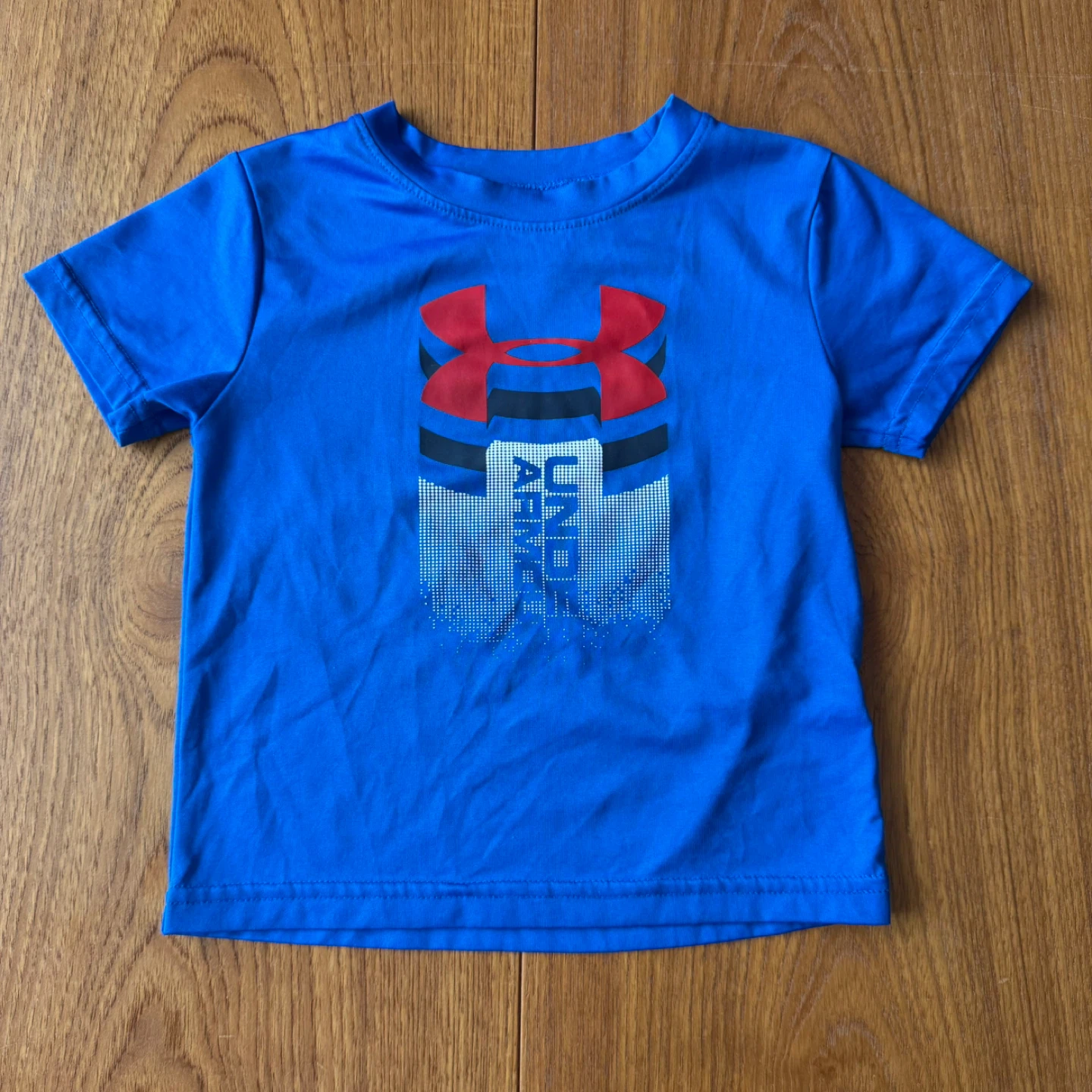 Boy toddler Under Armour blue shirt (size 2T)