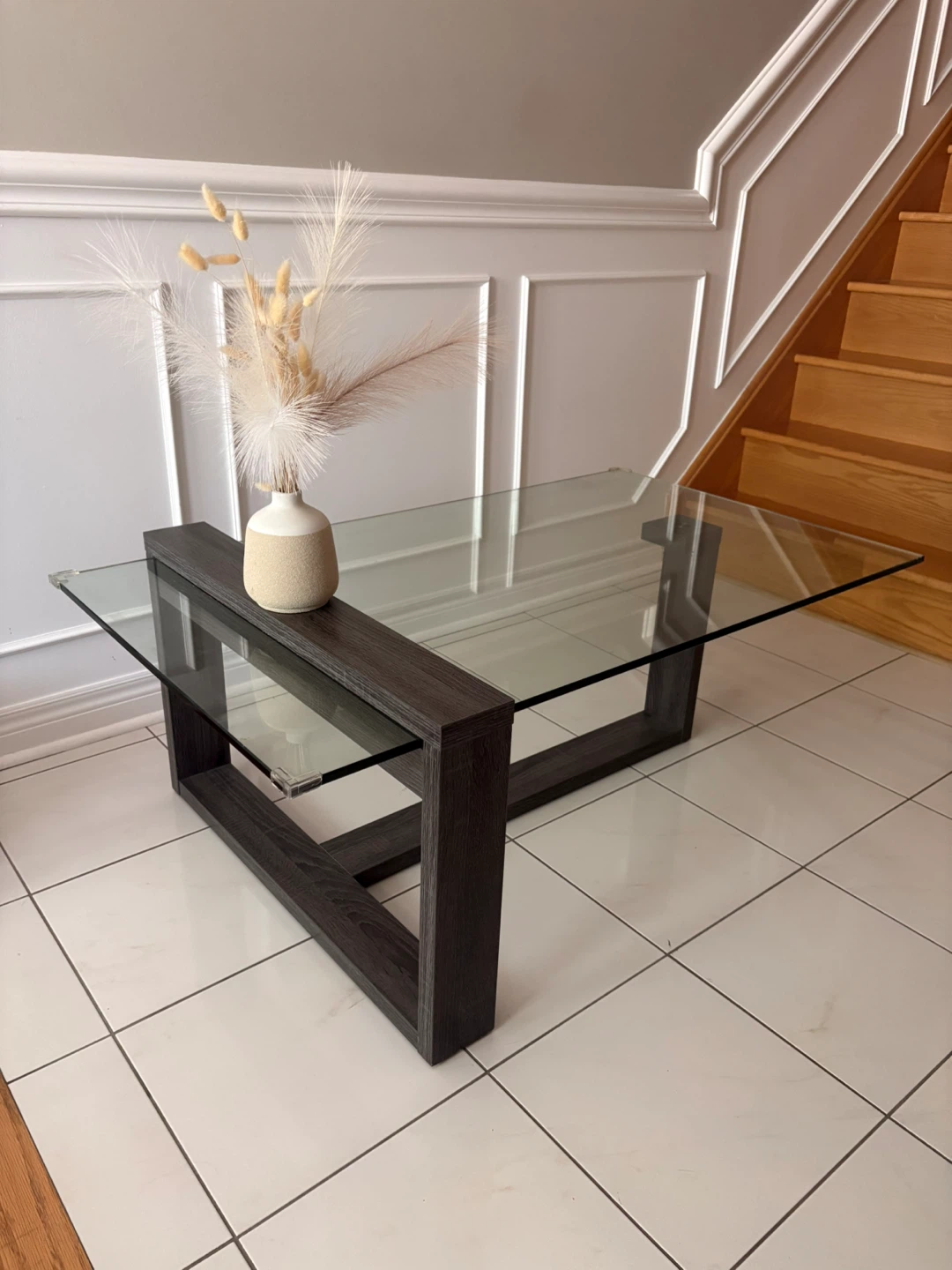Modern Glass Coffee Table Set – Excellent Condition - photo 3