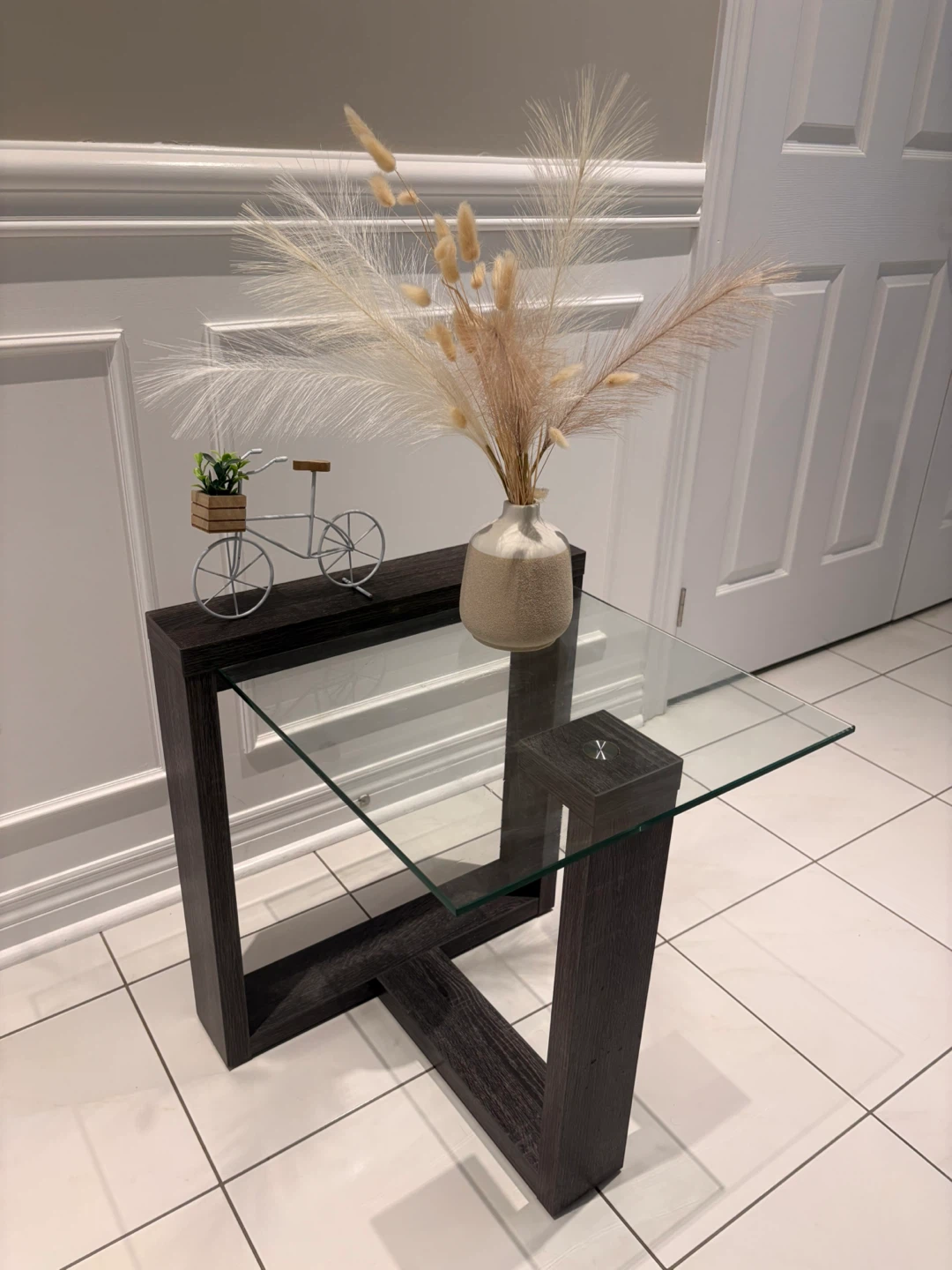 Modern Glass Coffee Table Set – Excellent Condition - photo 2