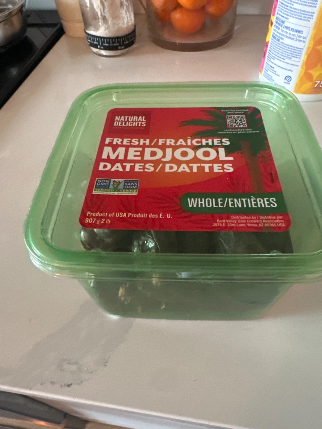Natural Delights Fresh Medjool Dates - 907g (2 lb)