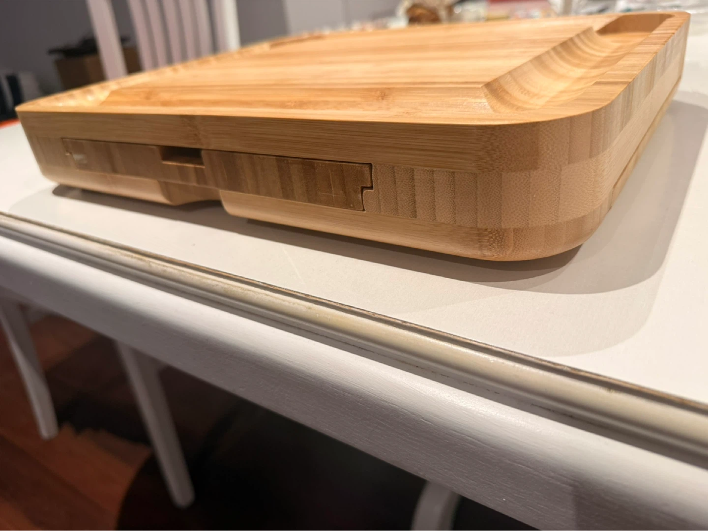 Bamboo Cheese Board with Utensil Set - photo 3