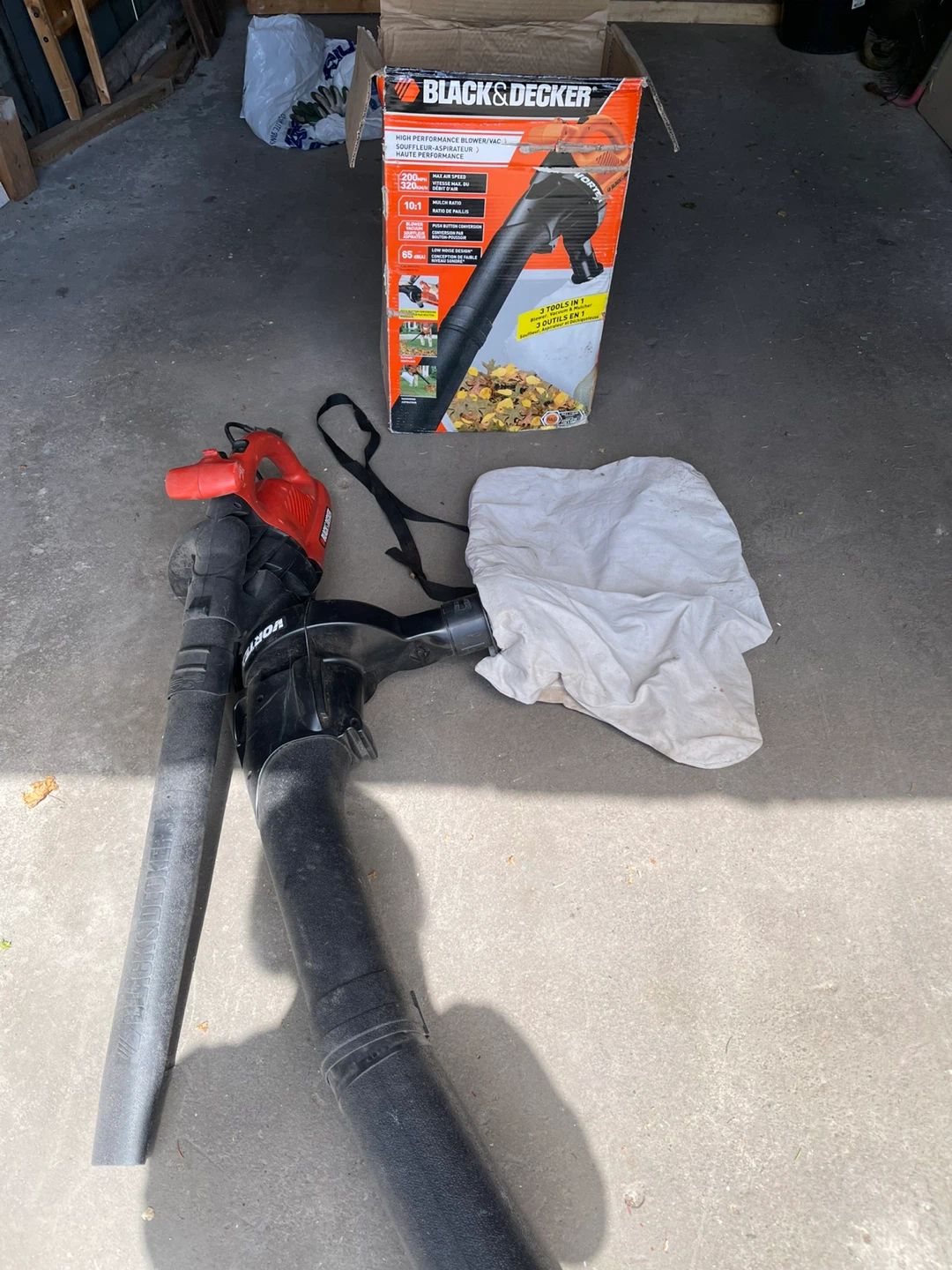 Black & Decker High Performance Blower/Vac - photo 2