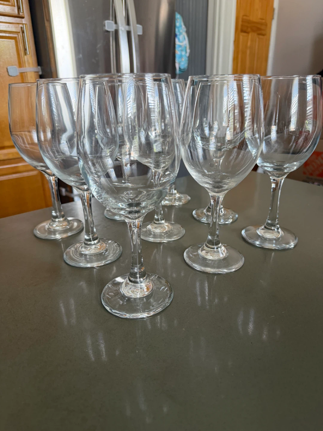 9 Large Wine Glasses and 2 Champagne Flutes - photo 3