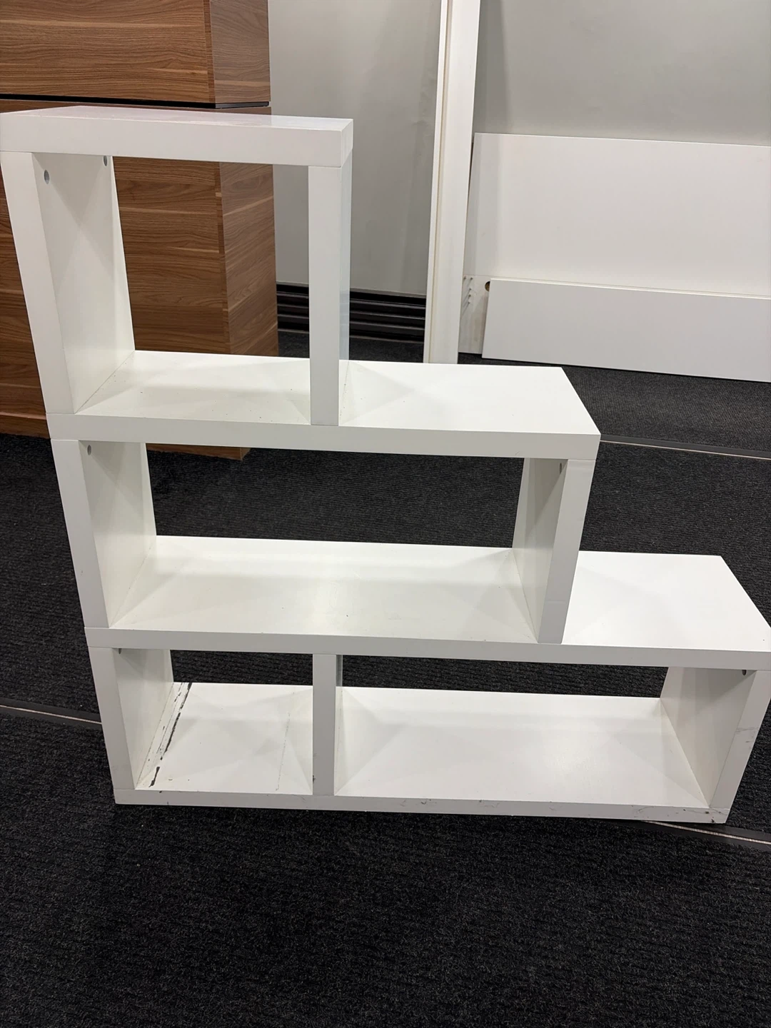 White 3-Tier Shelf Unit
