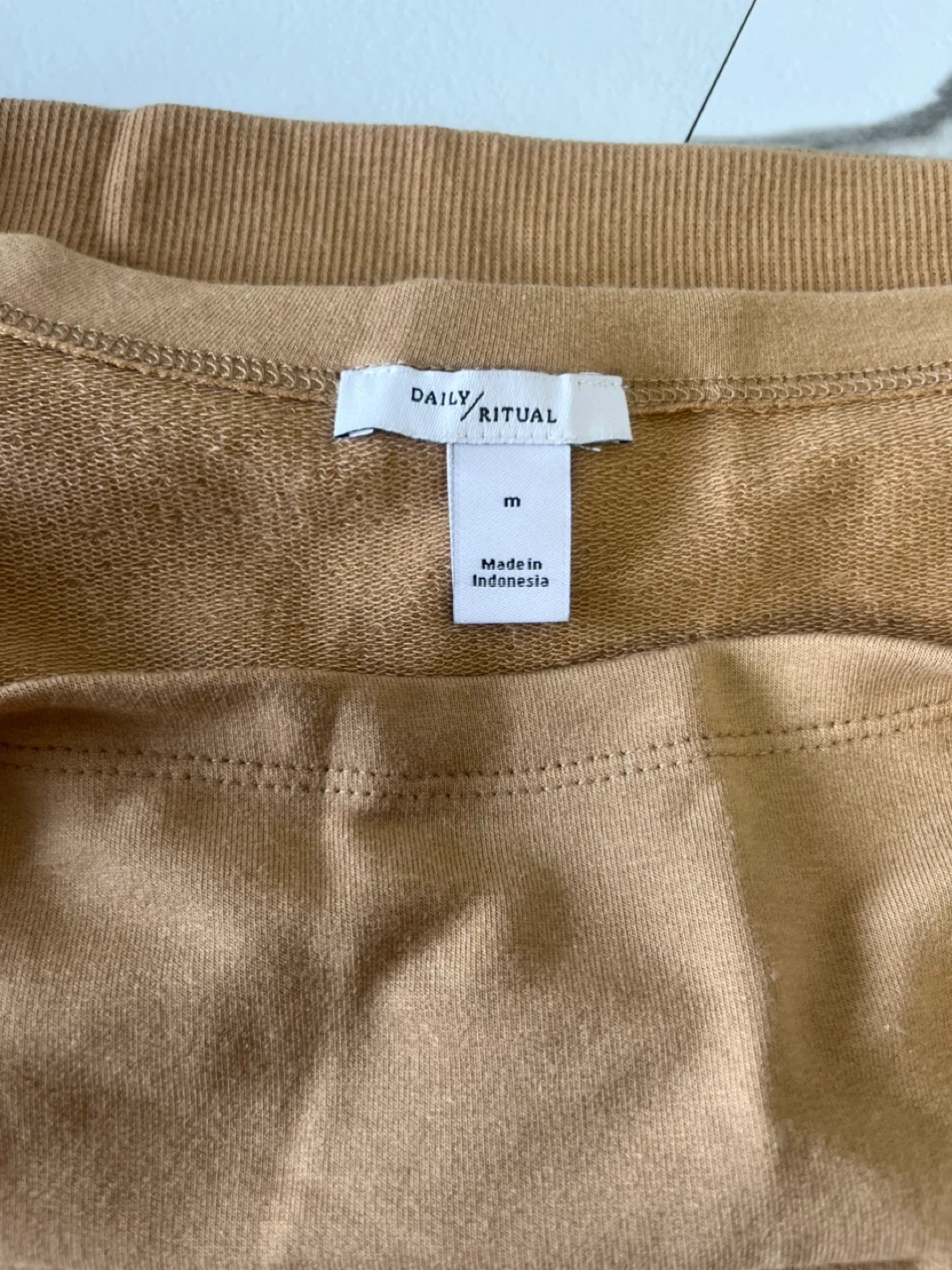 Daily Ritual Off-the-Shoulder Sweatshirt - Size M - photo 2