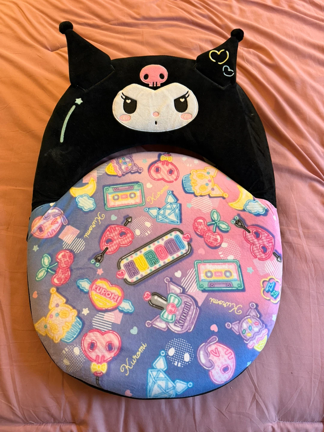 Kuromi character floor chair