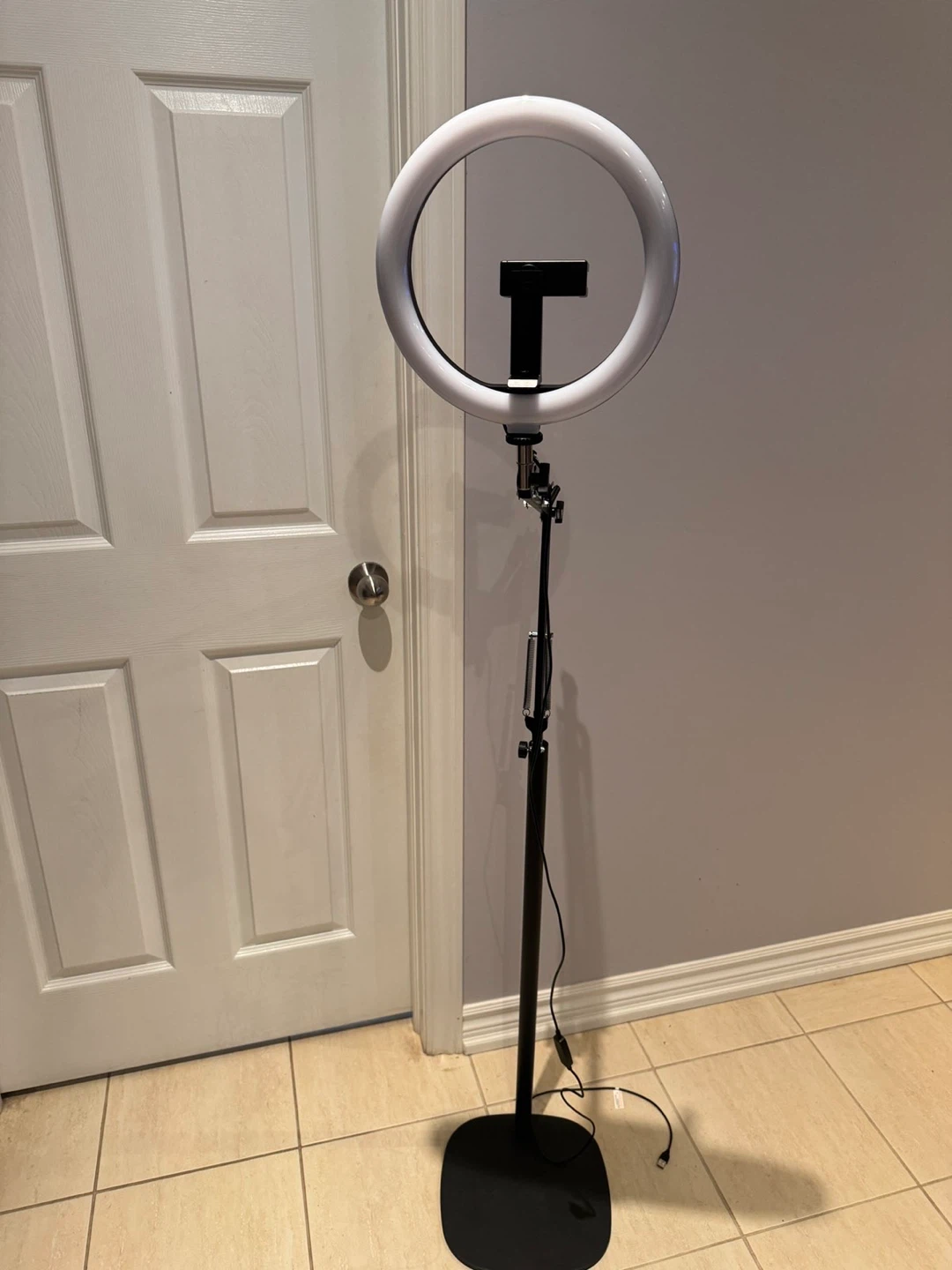 Adjustable Ring Light with Phone Holder