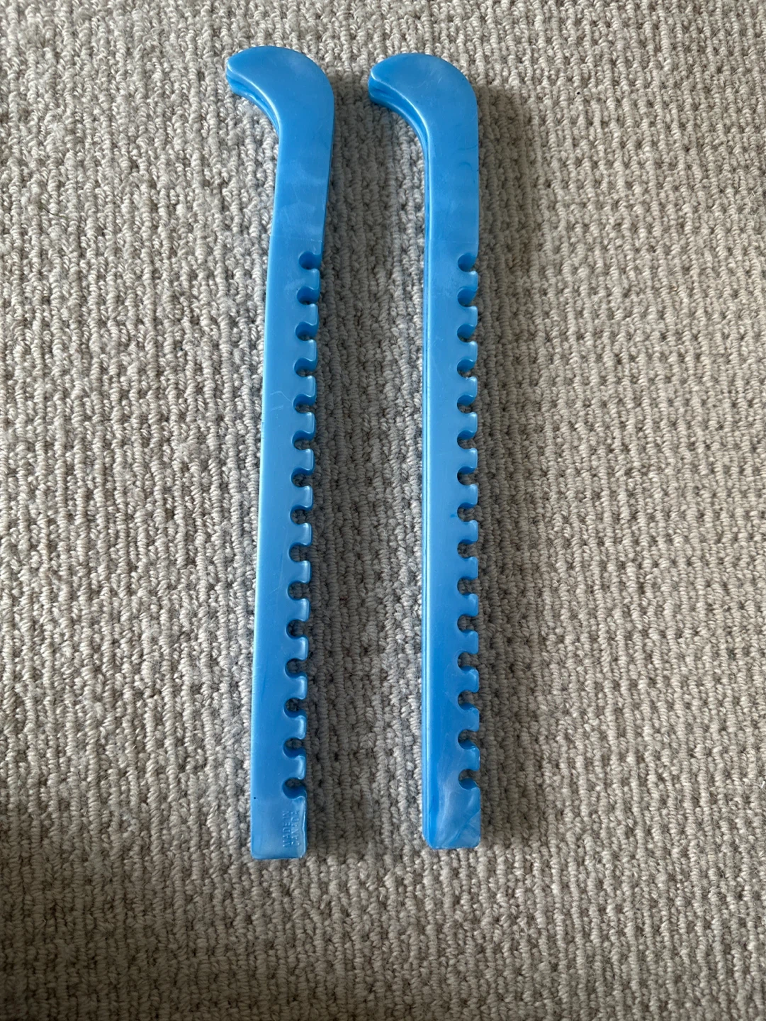 Blue Hockey Skate Guards