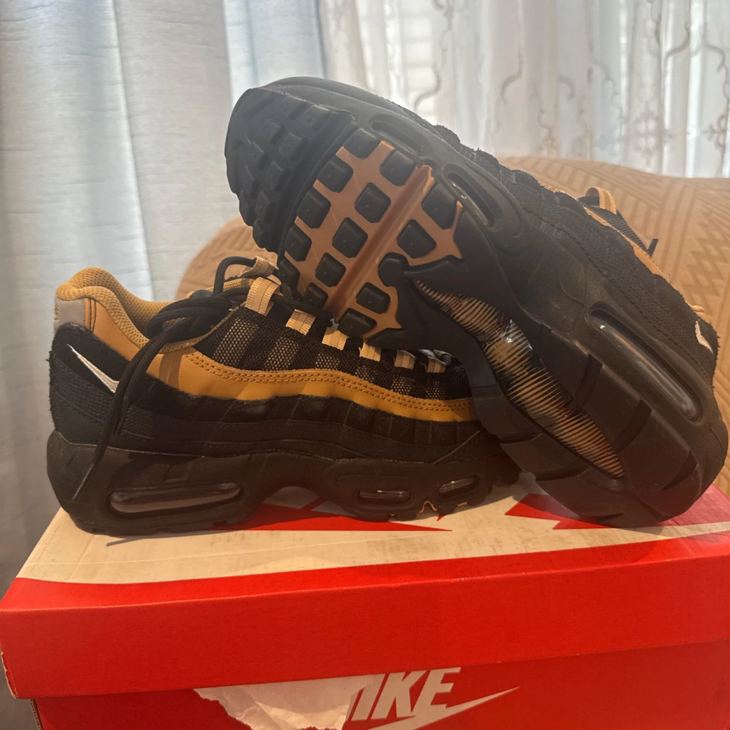 Nike Air Max 95 Sneakers - Black/Tan - photo 4