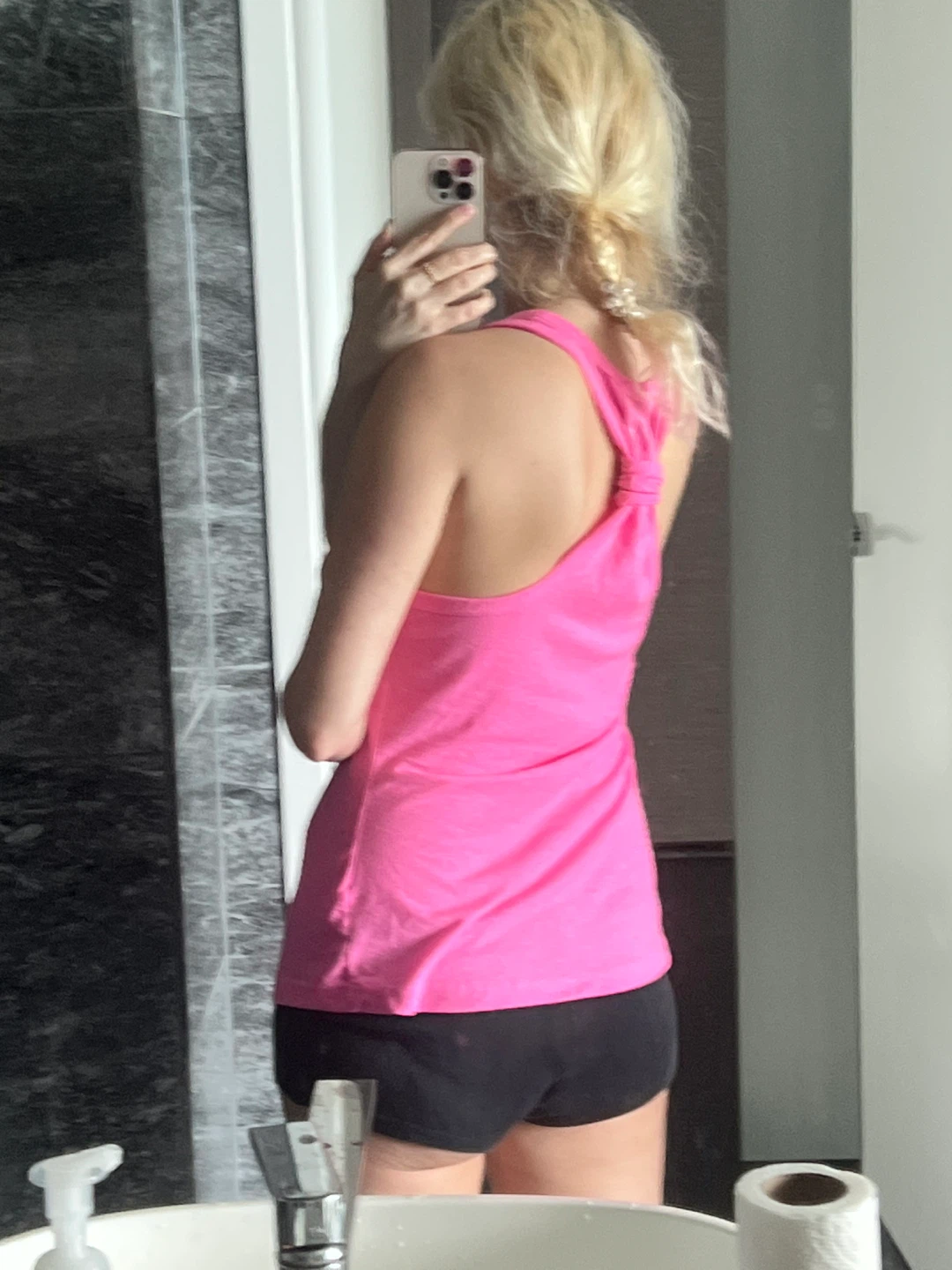 Bright Pink Miami Beach Tank Top