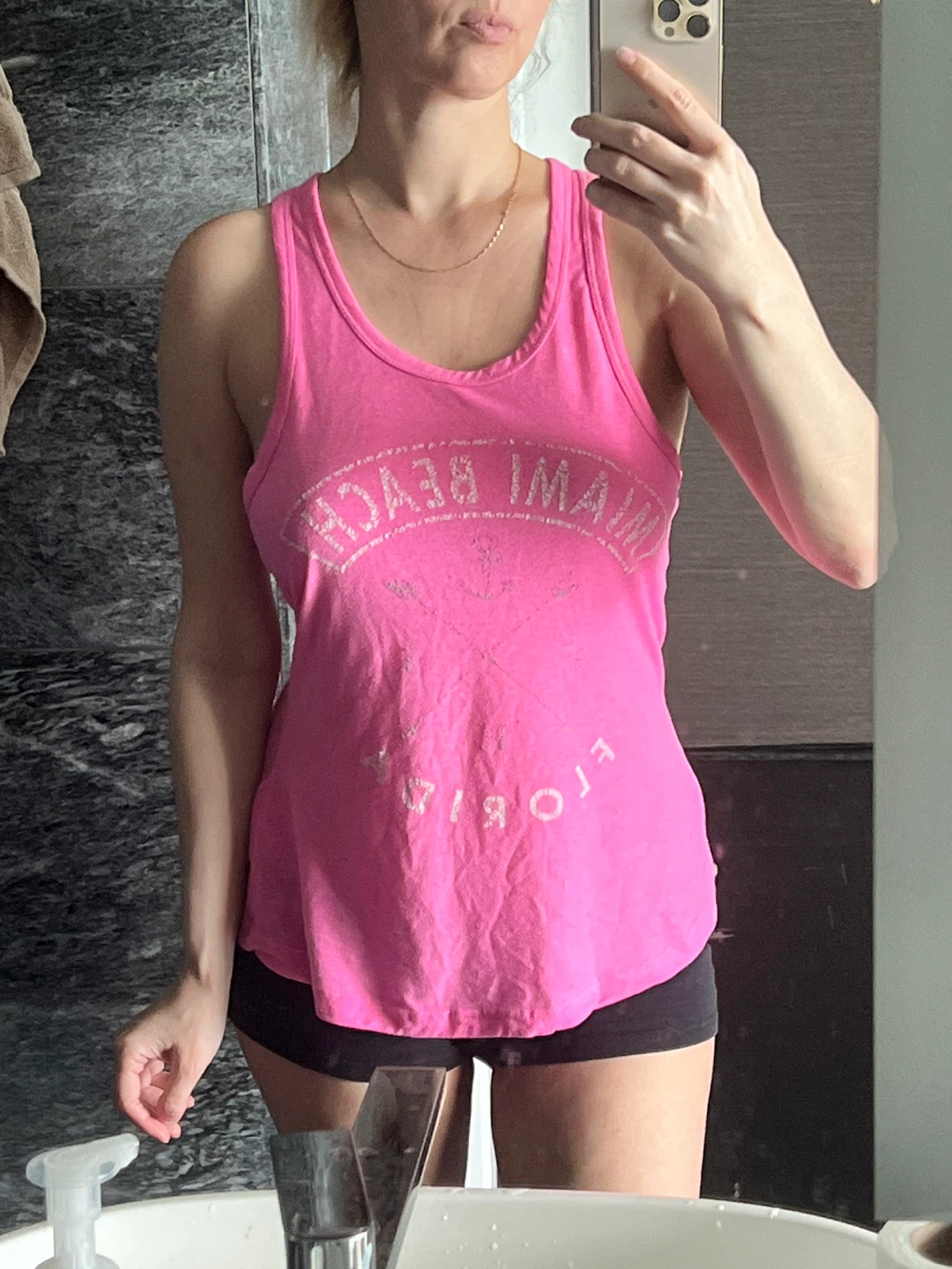 Bright Pink Miami Beach Tank Top - photo 2