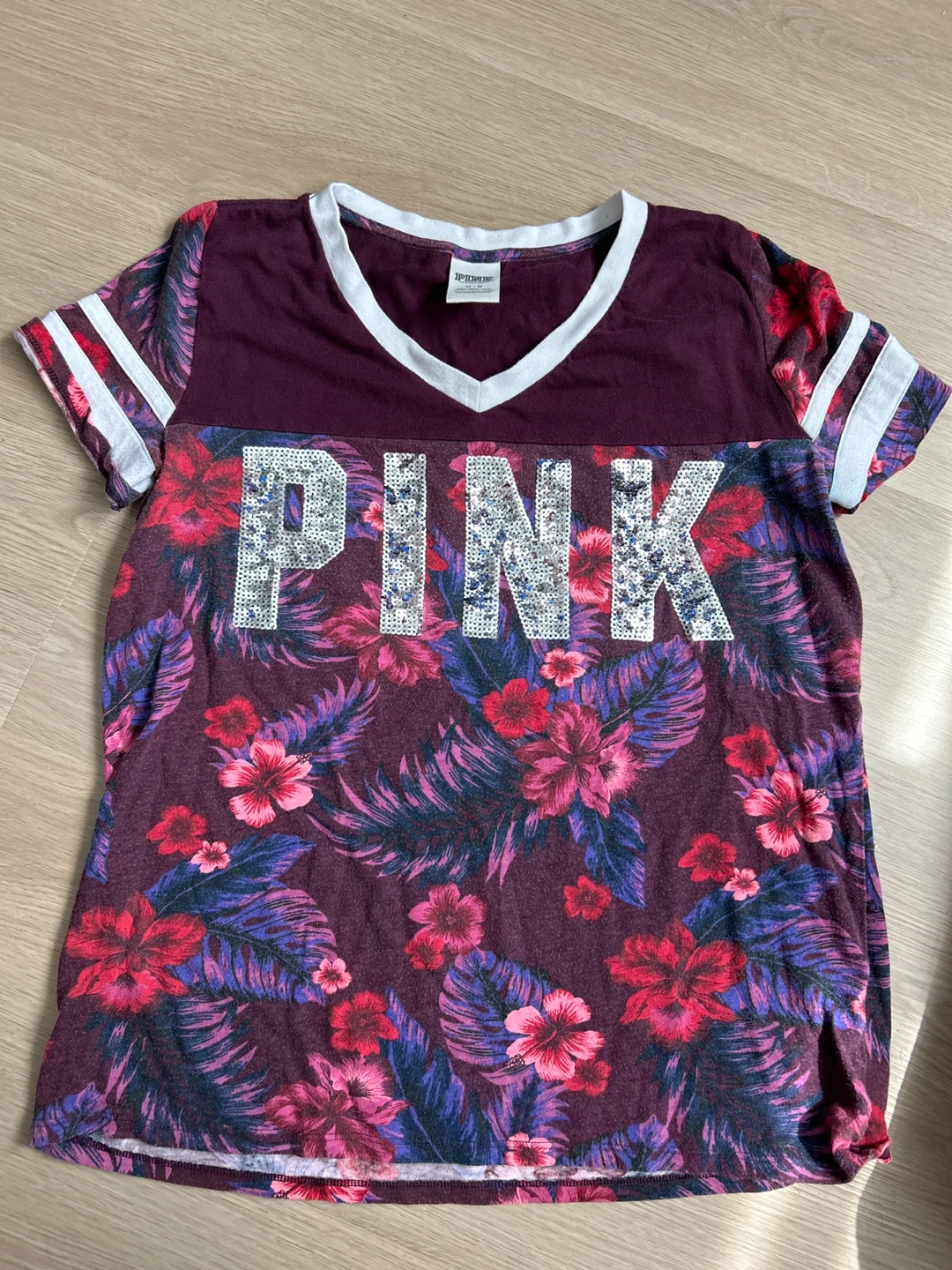 PINK Victoria's Secret Floral T-Shirt