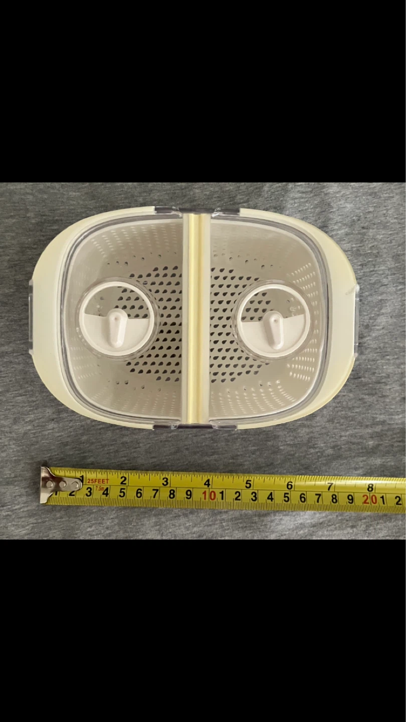 Luxear Small Divided Berry Colander 🫐🍓🤍 - photo 2