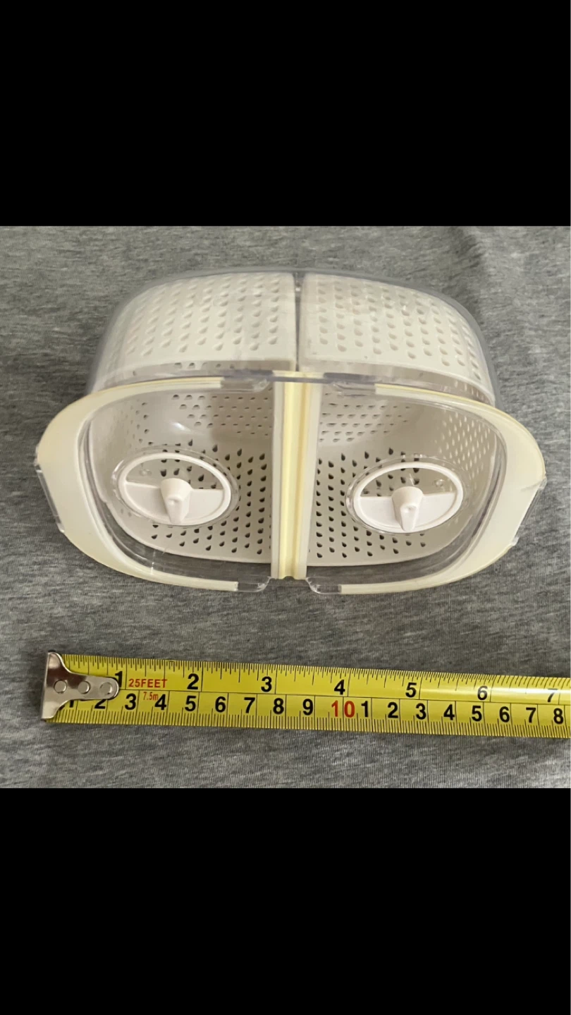 Luxear Small Divided Berry Colander 🫐🍓🤍 - photo 4