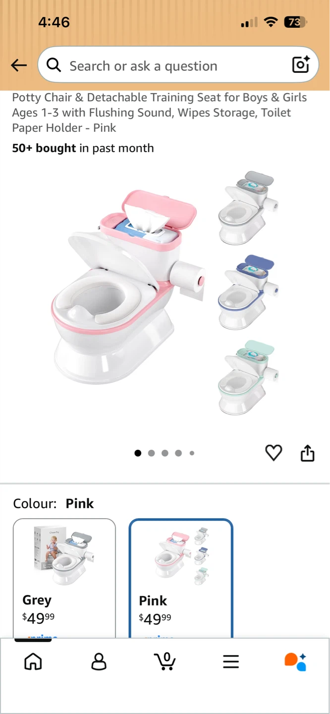 CheerTiny Potty Training Seat - Blue
