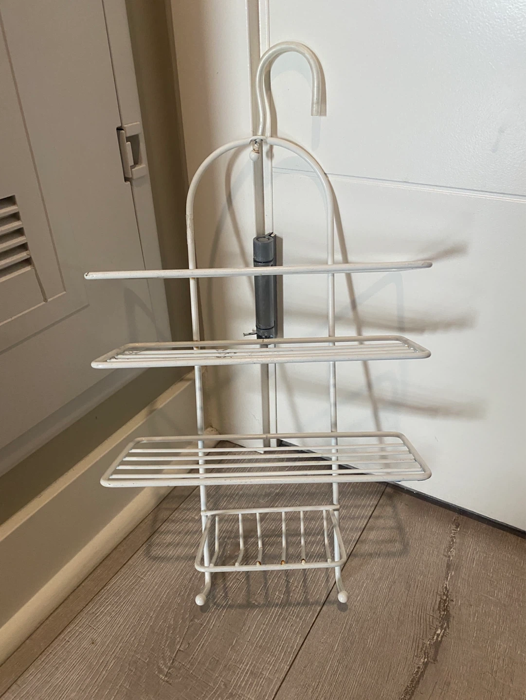 White Metal Shower Caddy Organizer - photo 5
