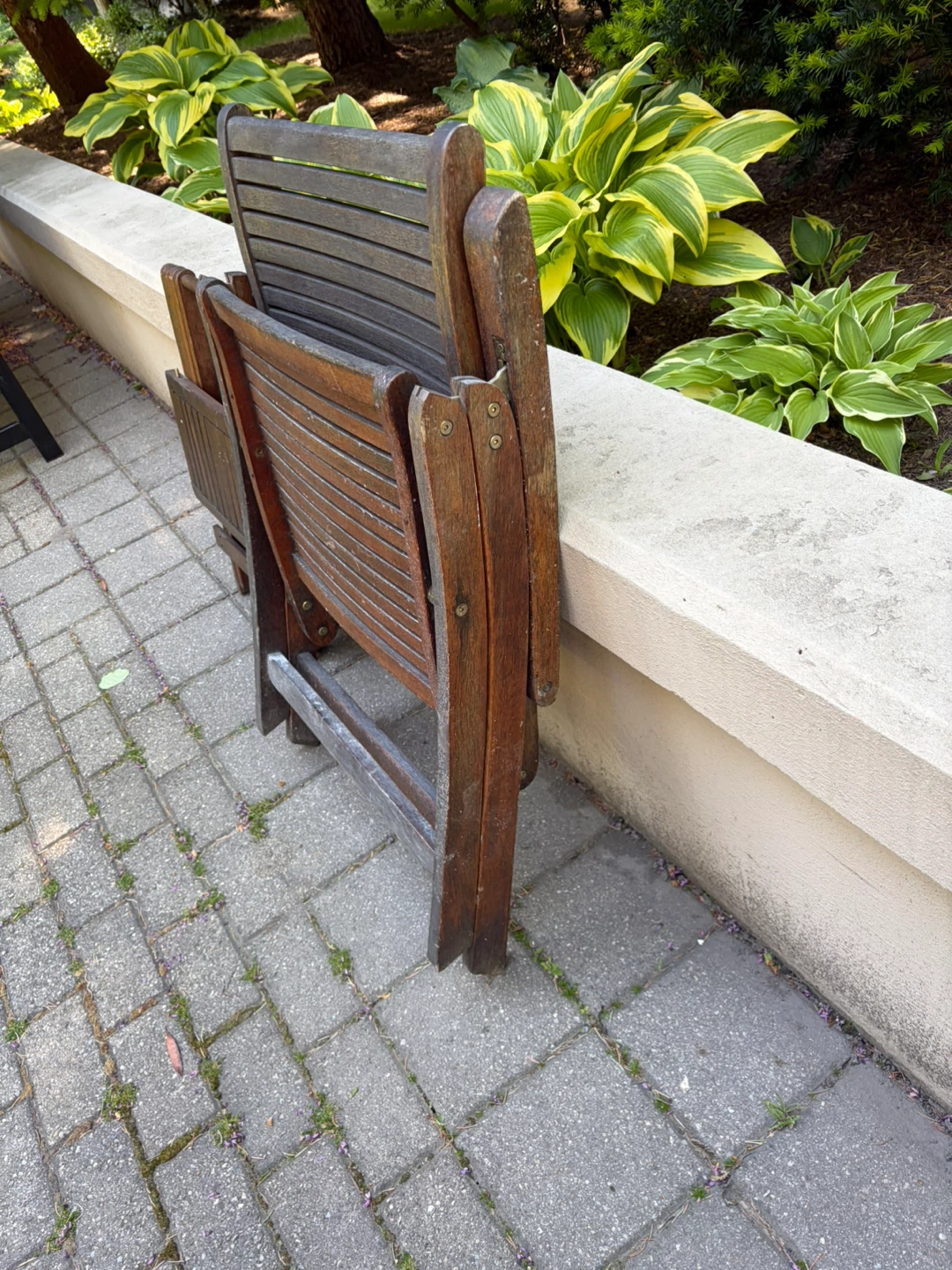 Teak outdoor furniture set - photo 4