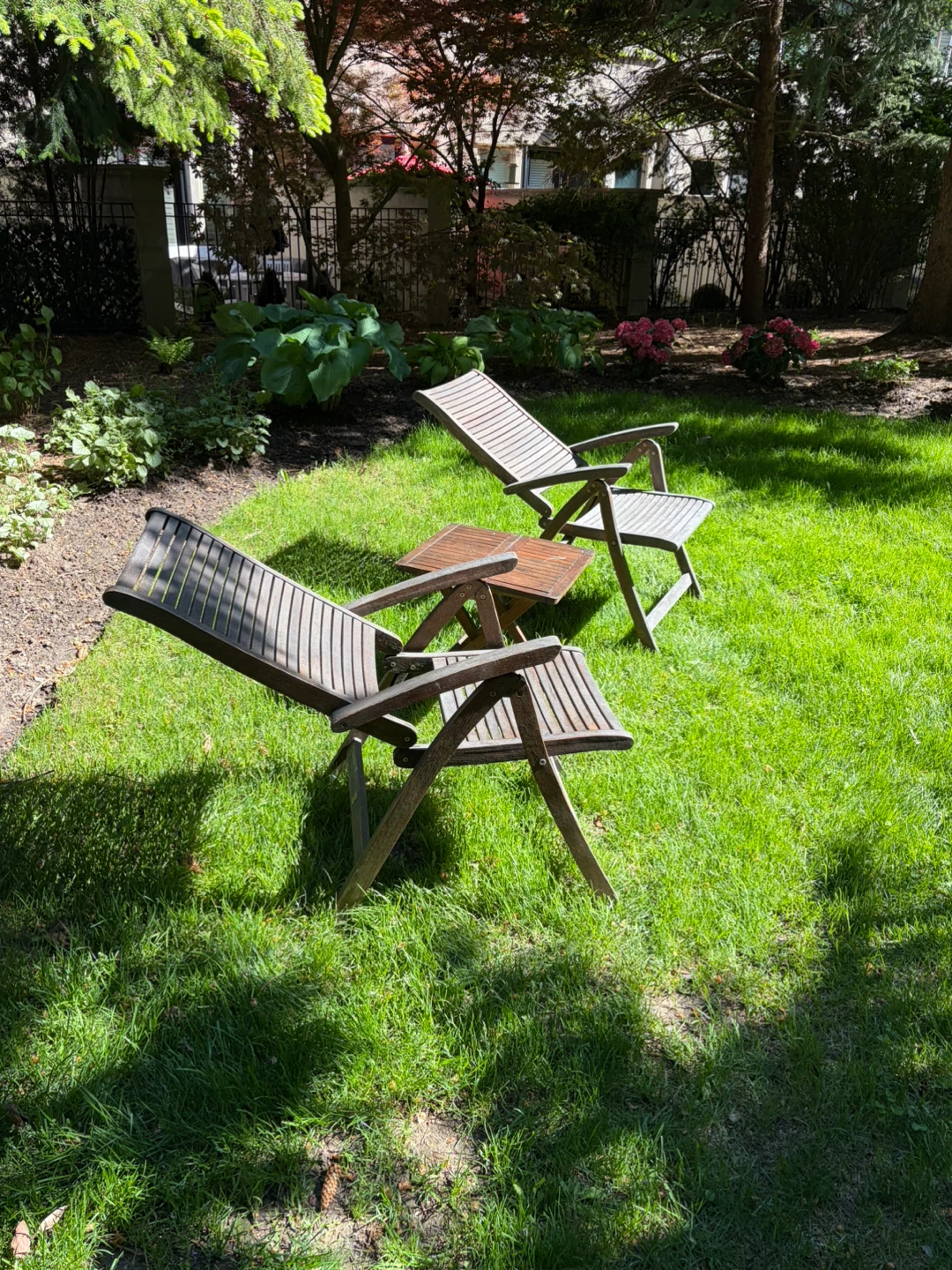Teak outdoor furniture set - photo 2