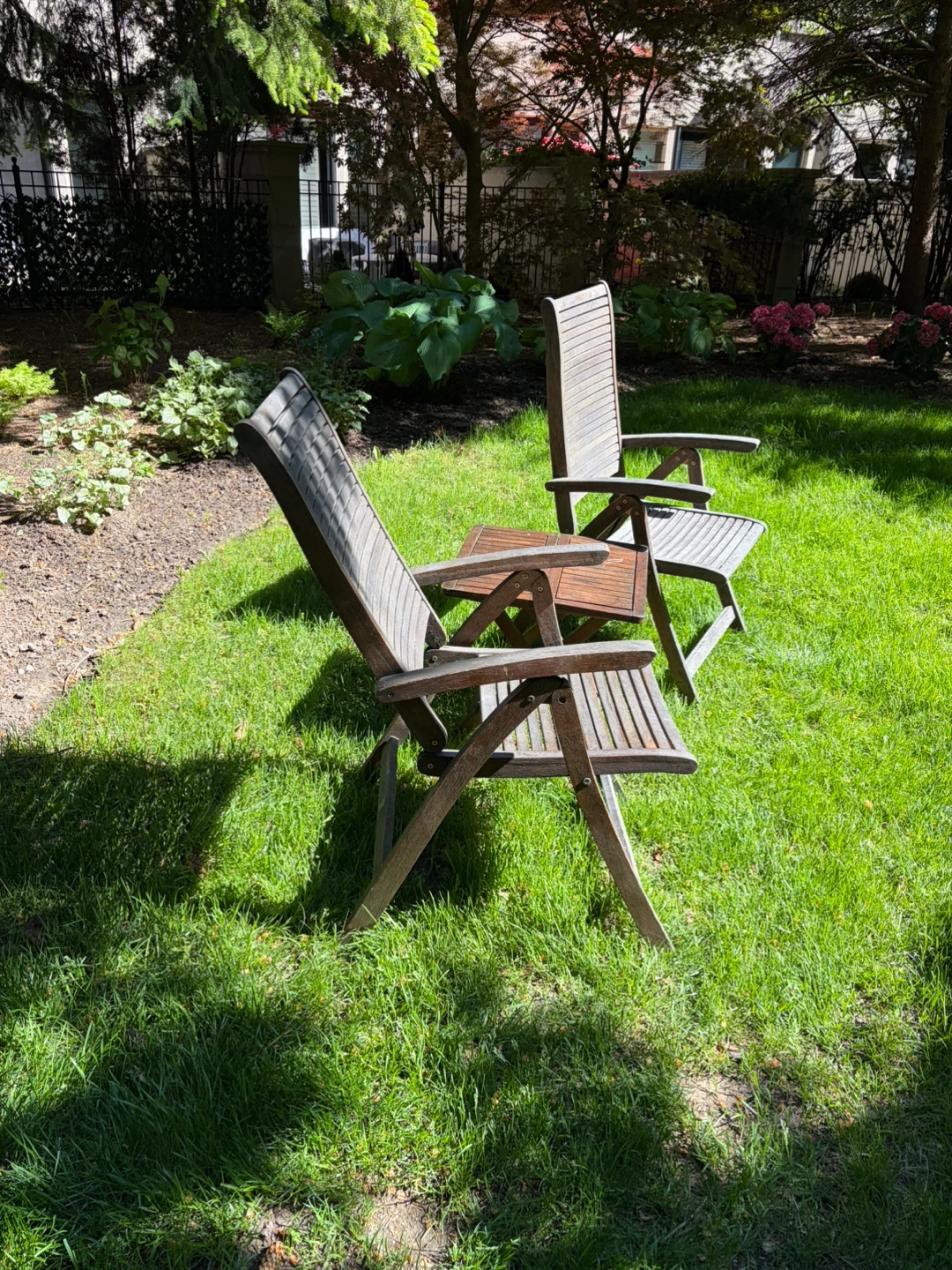 Teak outdoor furniture set