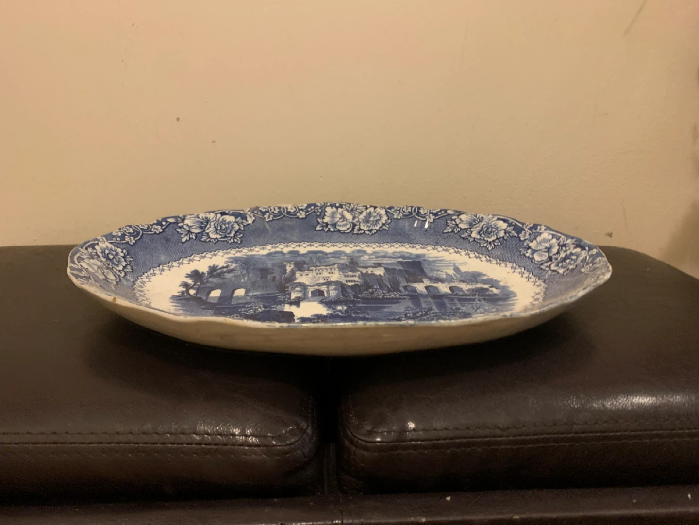 Johnson Brother Blue Oval Serving Platter - photo 3