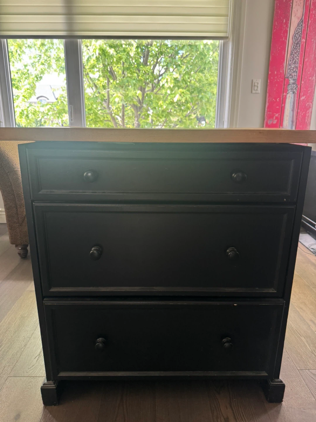 Freestanding Kitchen Island Base with 3 drawers