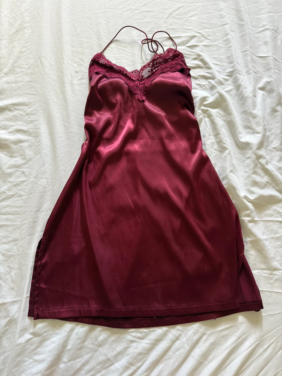 Edikted - BNWT Lace Trim Satin Mini Dress - photo 3