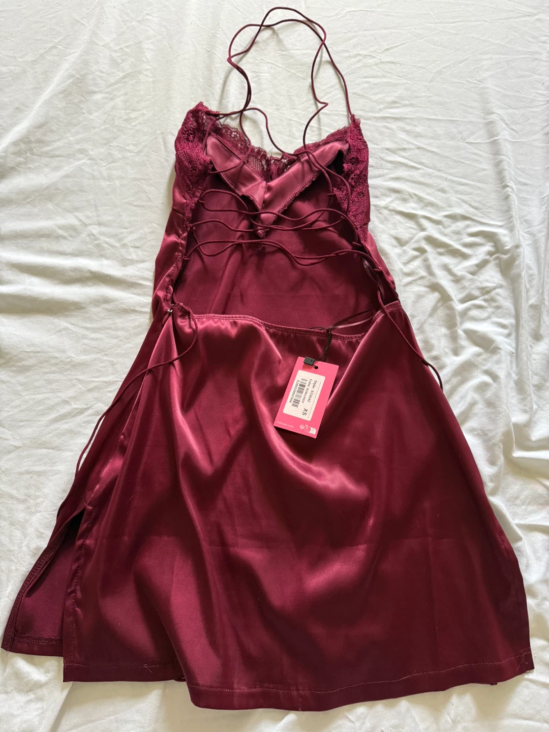 Edikted - BNWT Lace Trim Satin Mini Dress - photo 4