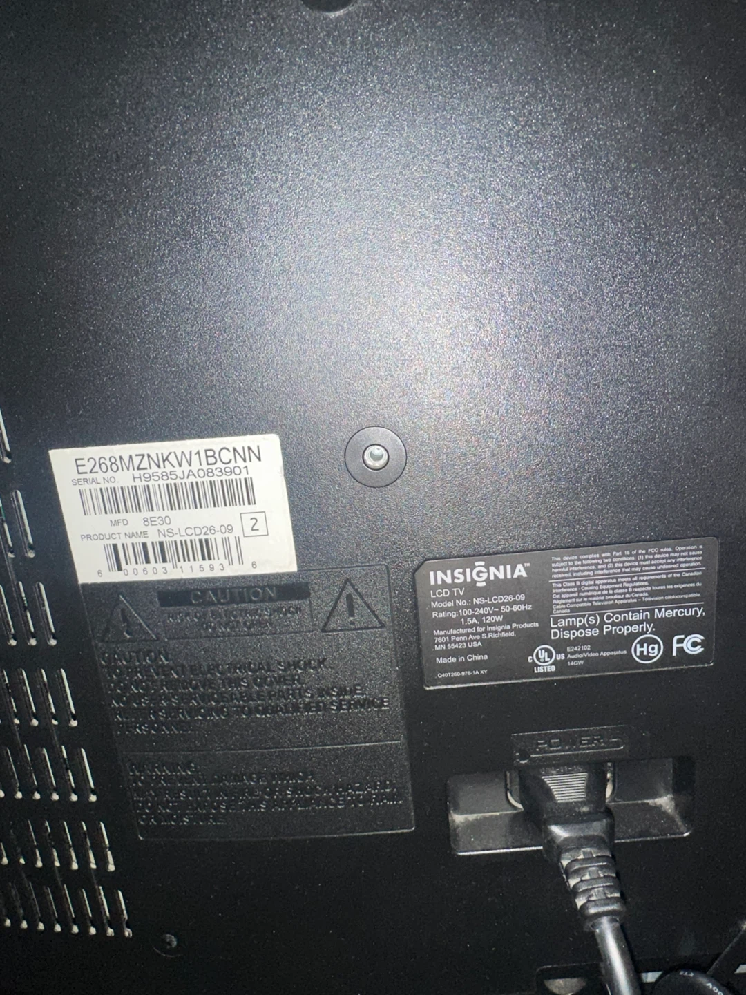 Insignia 26" LCD TV – Includes Remote - photo 3