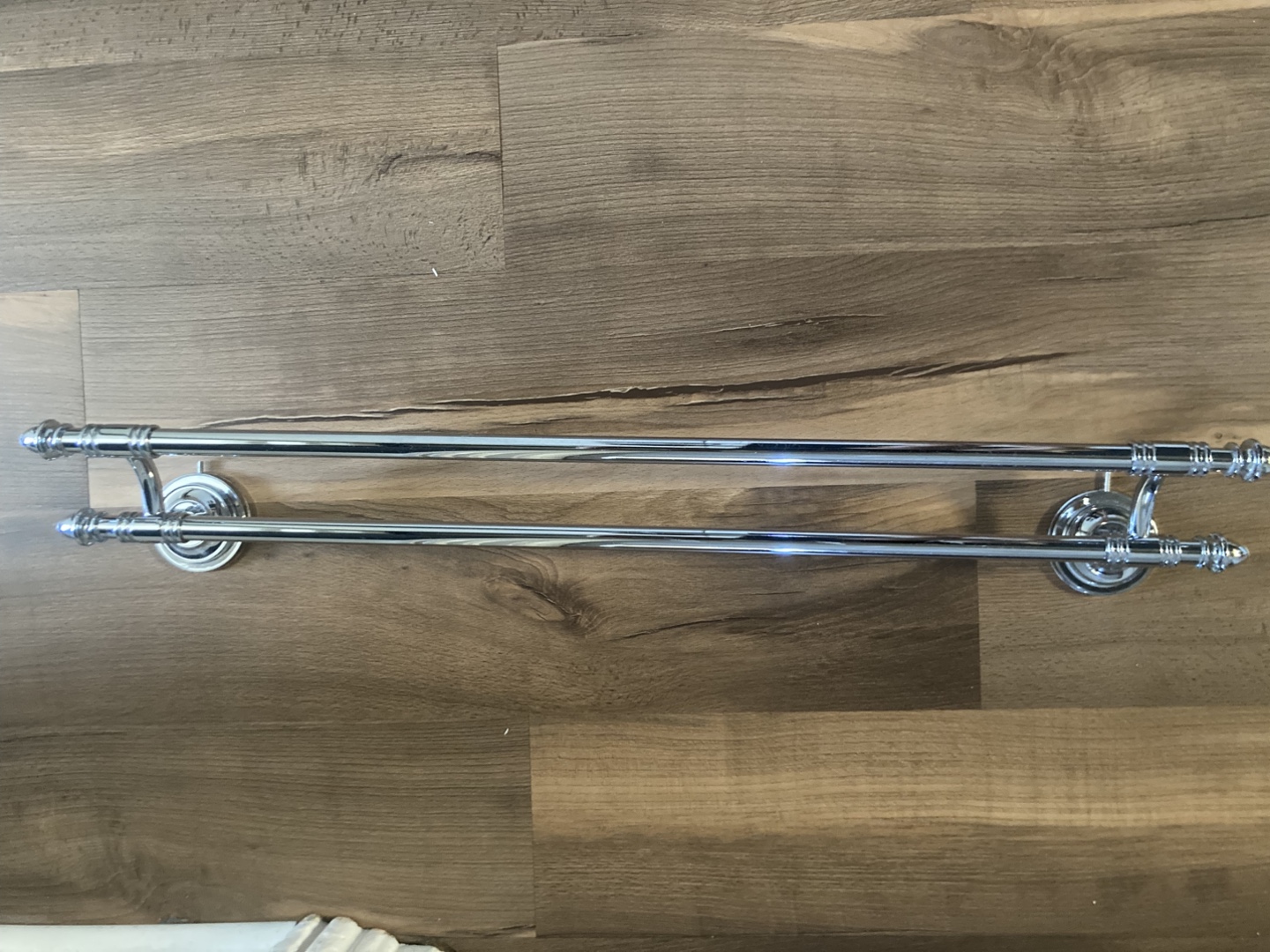 Chrome Double Towel Bar - photo 3