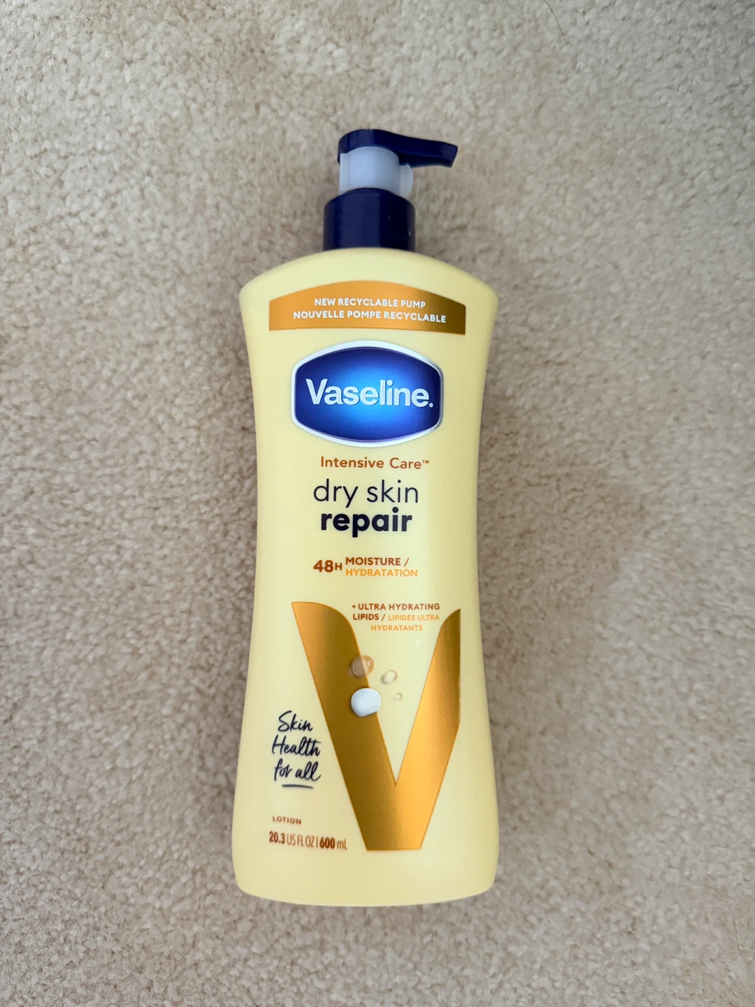 Vaseline Intensive Care Dry Skin Repair Lotion 600 mL
