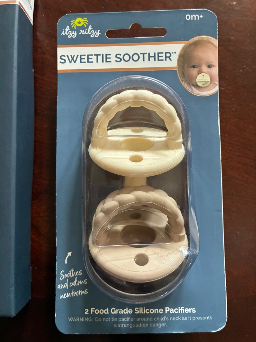NIB Itzy Ritzy Sweetie Soother Pacifier 2 pack Braid Safe BABY - photo 2