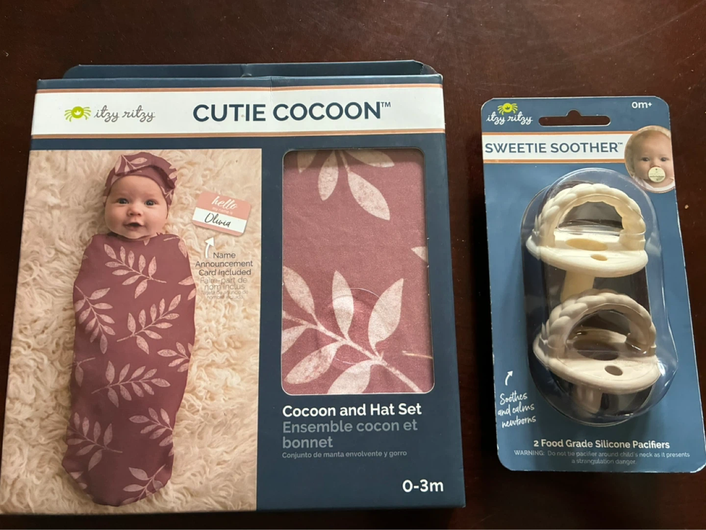 NIB Itzy Ritzy Sweetie Soother Pacifier 2 pack Braid Safe BABY - photo 5