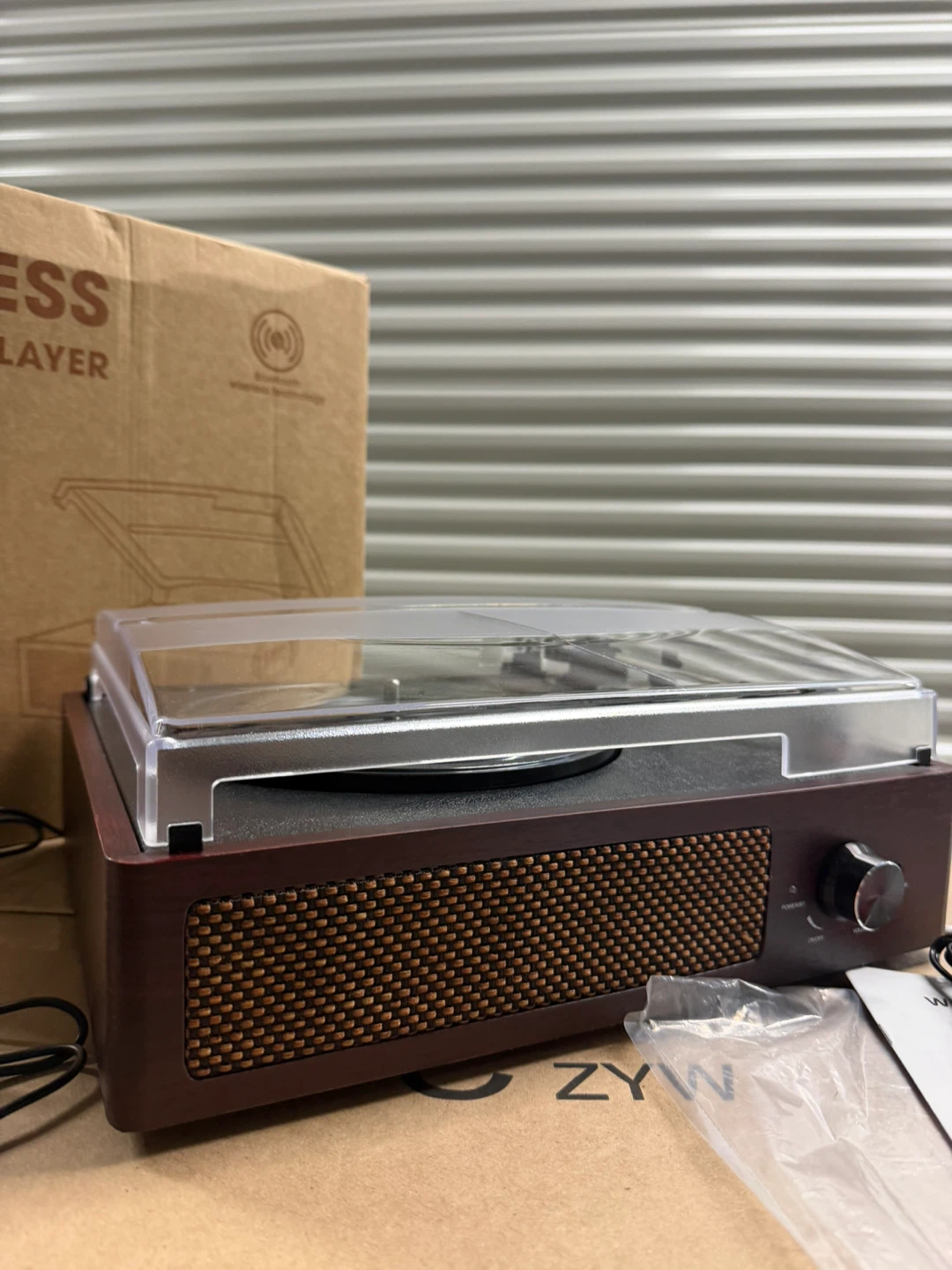 Vinyl Player Bluetooth Turntable with 3 Speed - photo 4