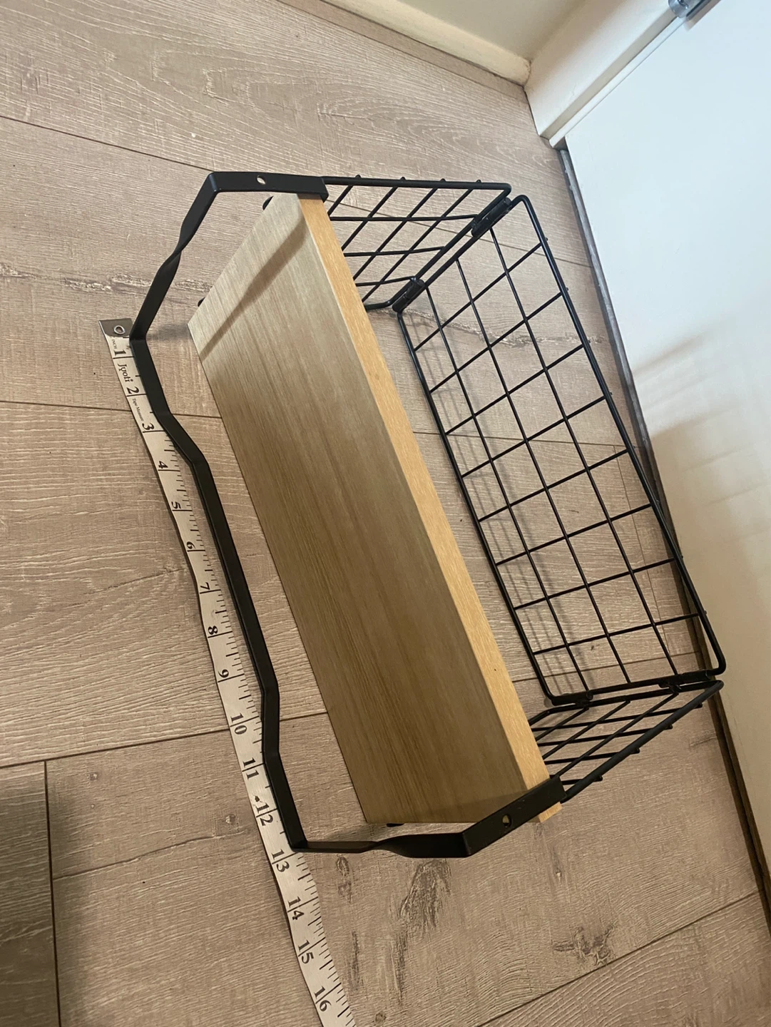 Wire and Wood Storage Shelf - photo 5