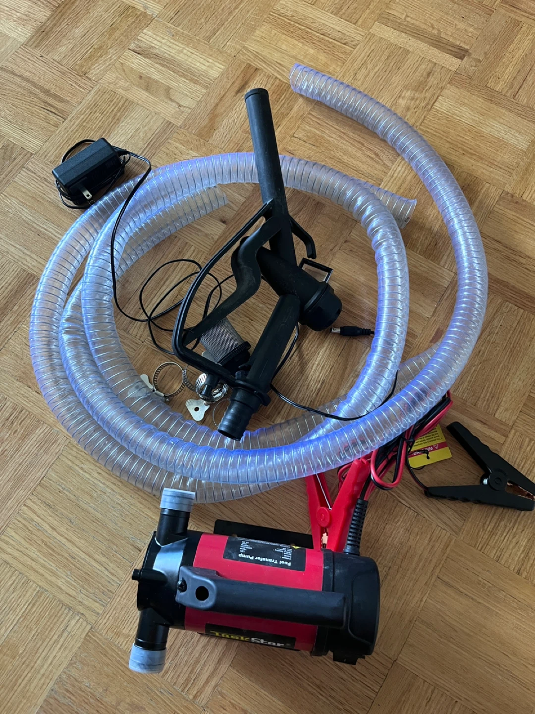 TaskStar Fuel Transfer Pump with Hoses - photo 3