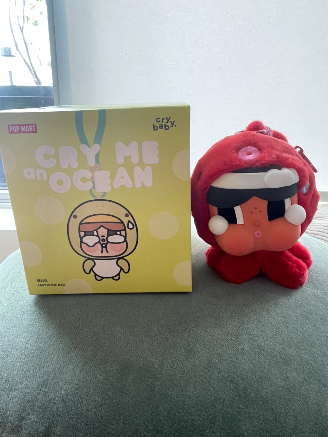 POP MART Cry Baby Cry me an ocean Octopus headphone case
