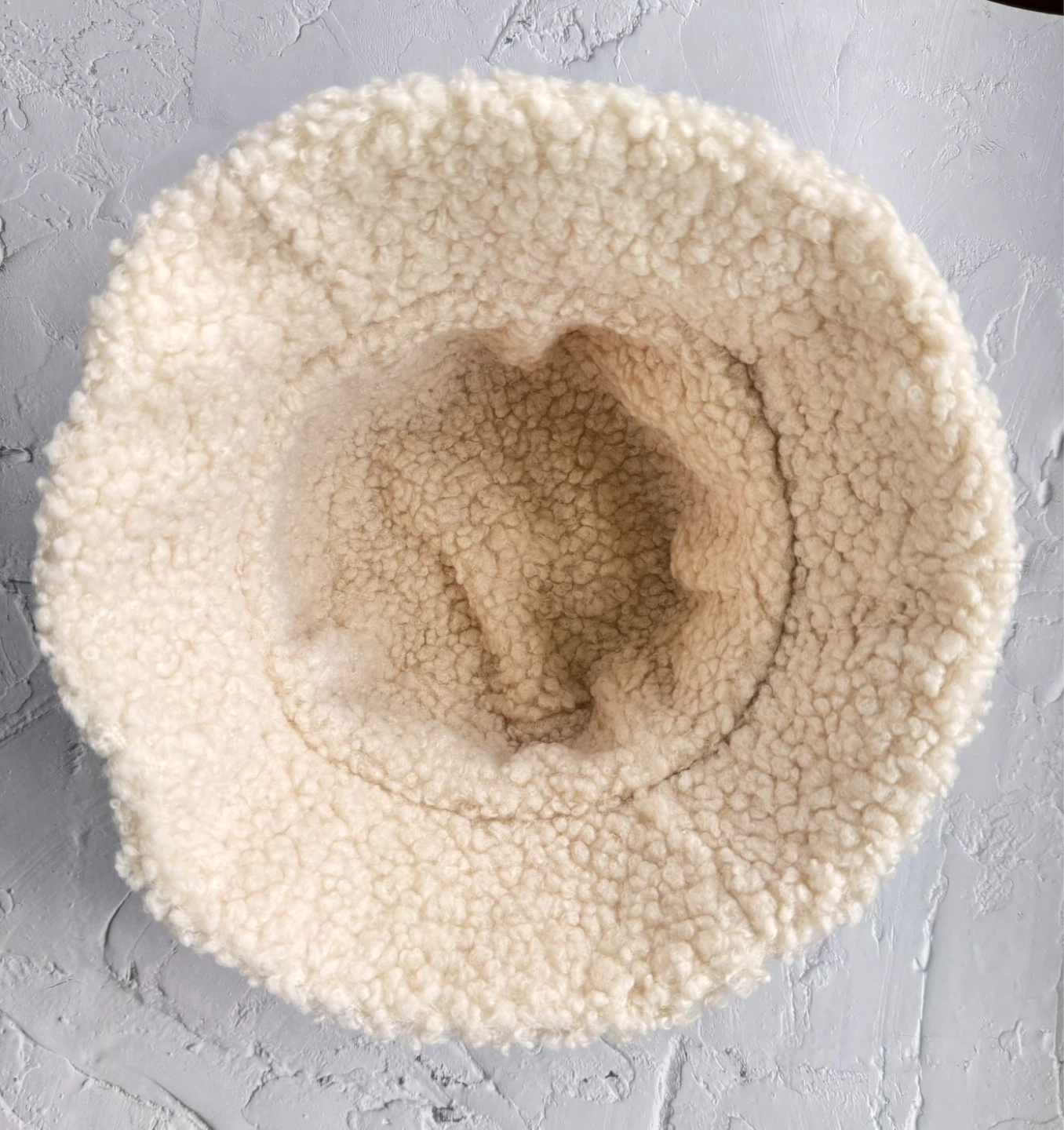 Cream Sherpa Lined Bucket Hat - photo 3