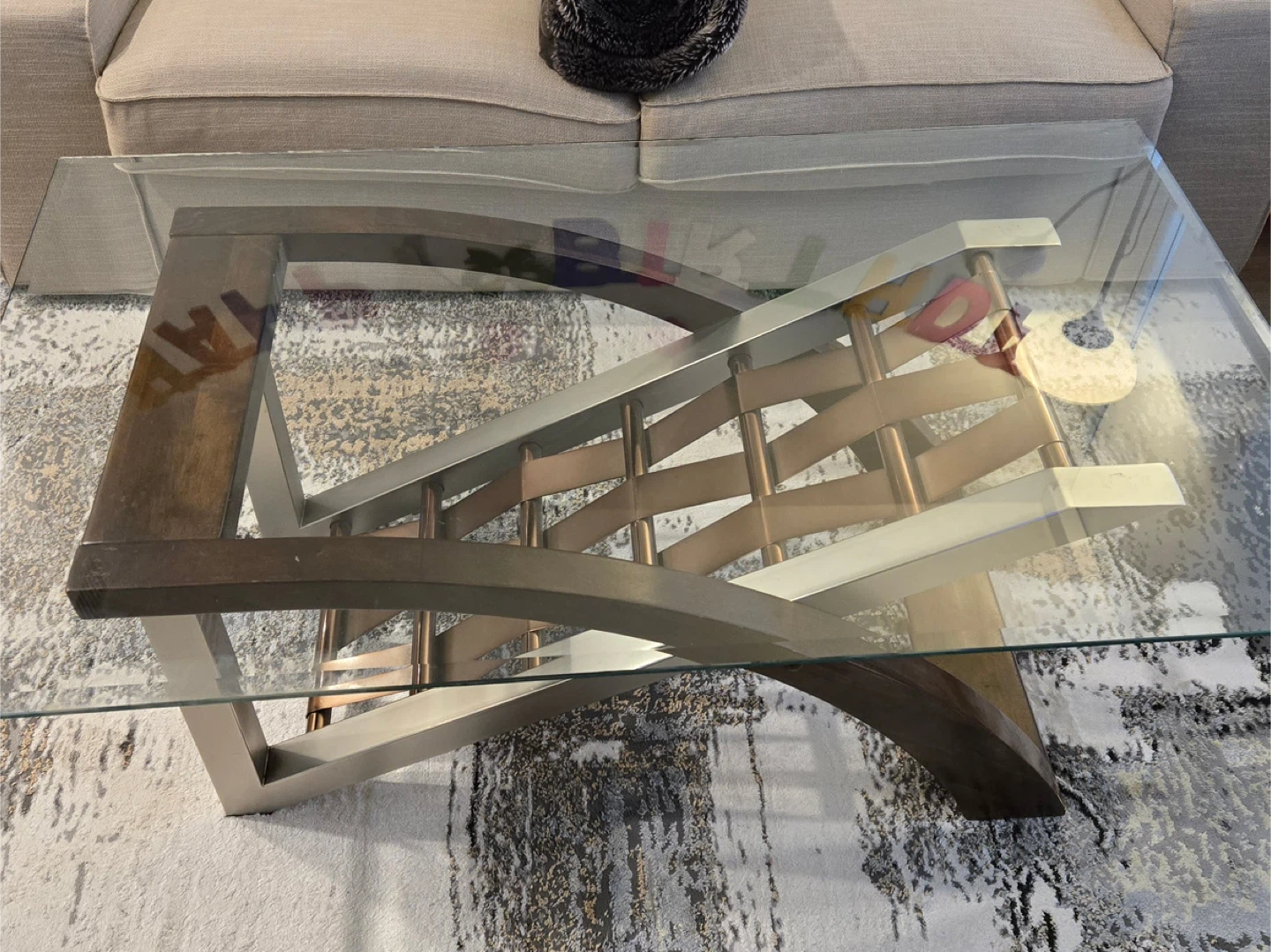 Glass Top Coffee Table