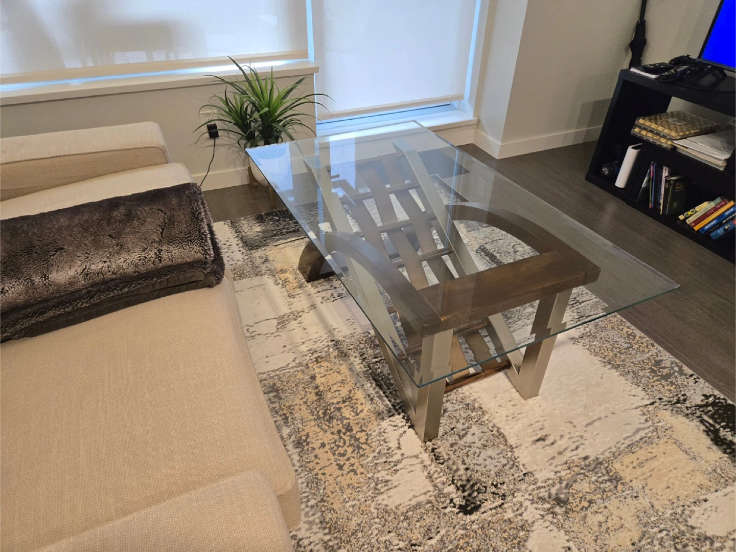 Glass Top Coffee Table - photo 3