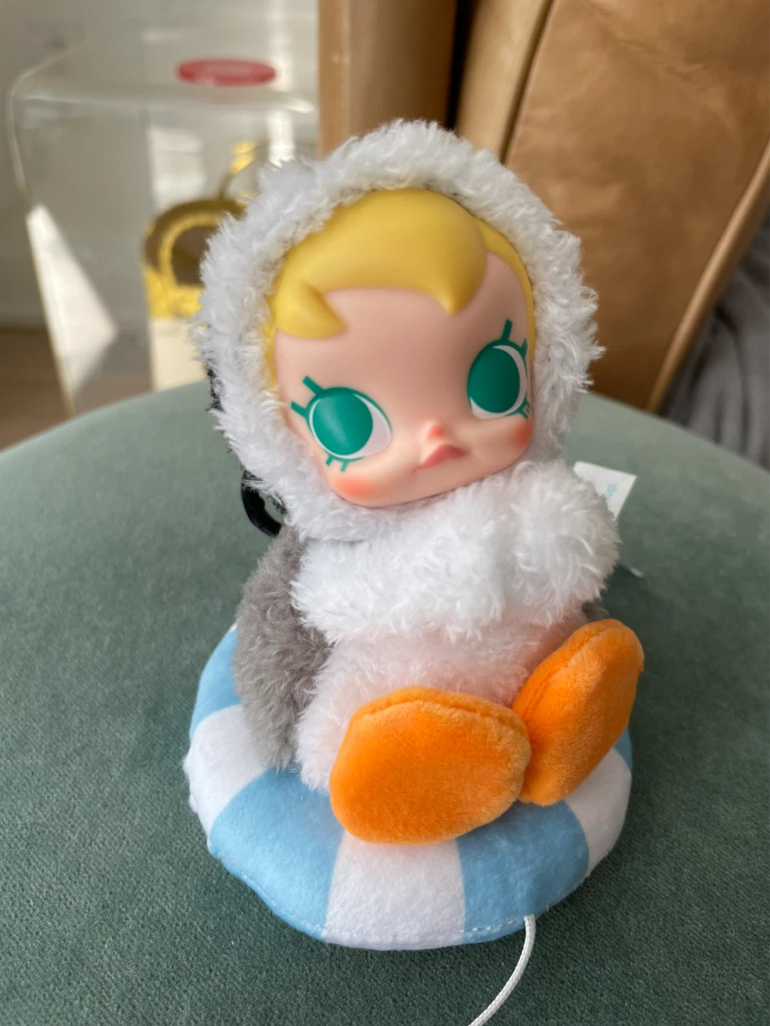 POP MART Baby Molly x Pingu Little Fishing Boat Plush - photo 3