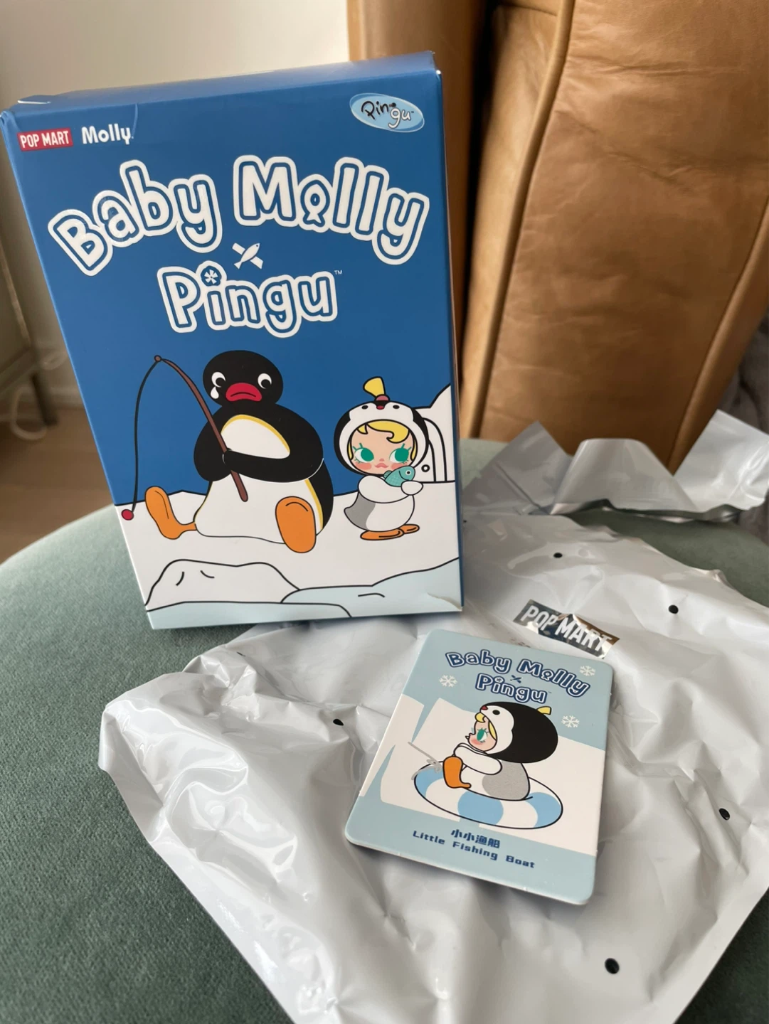 POP MART Baby Molly x Pingu Little Fishing Boat Plush - photo 2